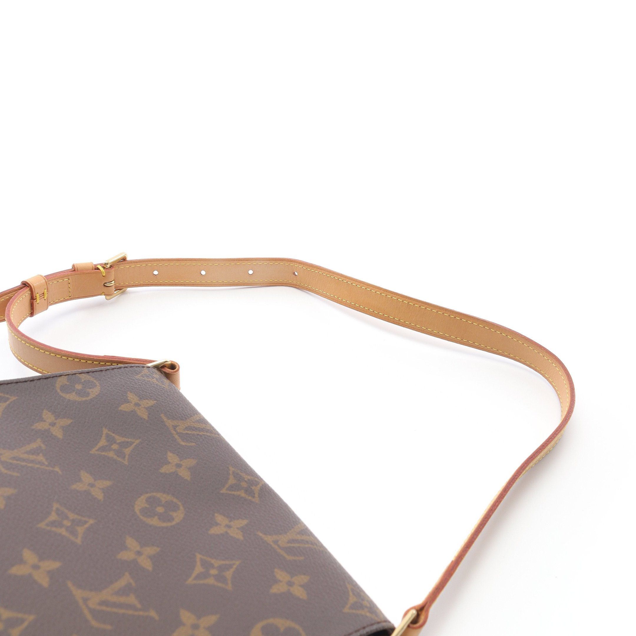 Louis Vuitton Louis Vuitton Musette Salsa Short Strap Monogram Shoulder Bag Leather Brown Size ONE SIZE - 11 Thumbnail