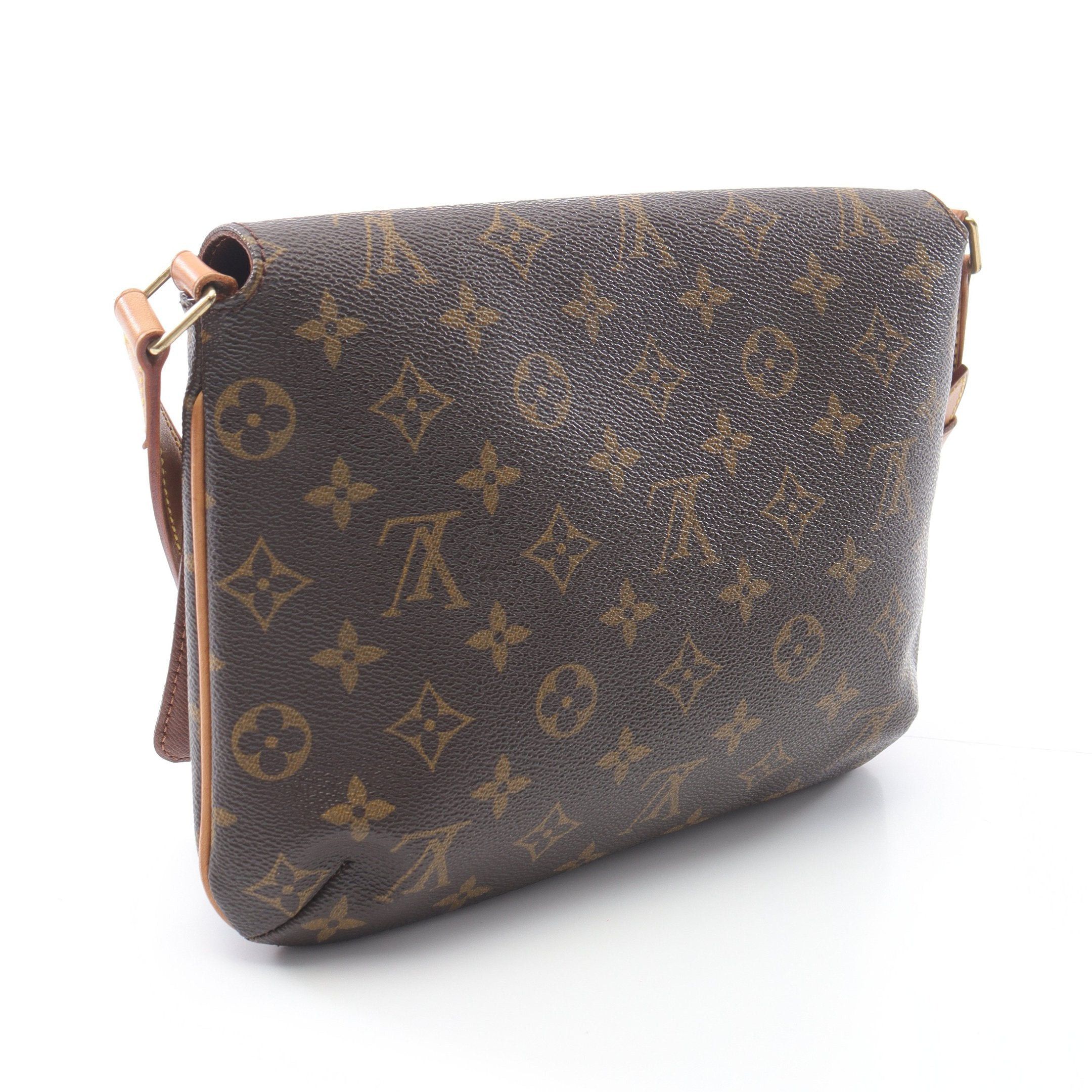 Louis Vuitton Louis Vuitton Musette Tango Short Strap Monogram Shoulder Bag Leather Brown Size ONE SIZE - 2 Thumbnail