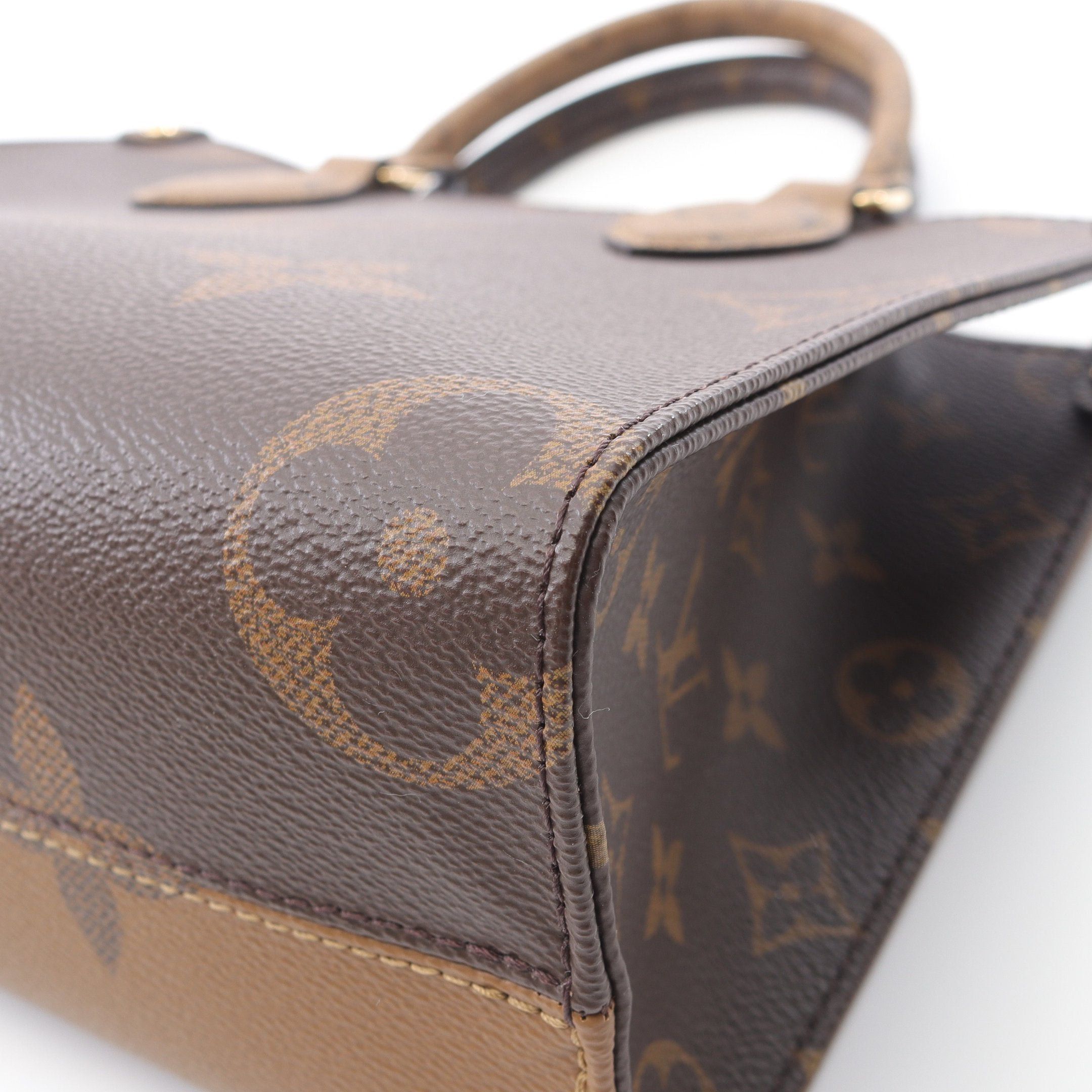 Louis Vuitton Louis Vuitton On-The-Go Pm Monogram Reverse Handbag Brown Beige Size ONE SIZE - 5 Thumbnail
