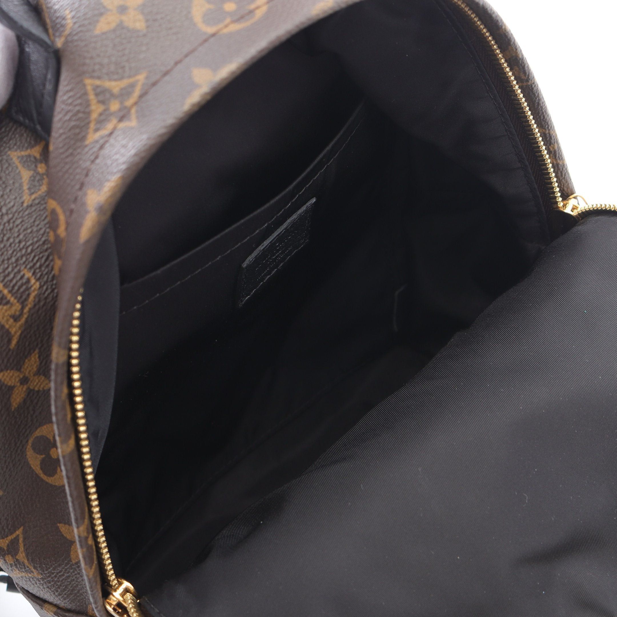 Louis Vuitton Louis Vuitton Palm Springs Pm Monogram Backpack Rucksack Leather Brown Black Size ONE SIZE - 3 Thumbnail