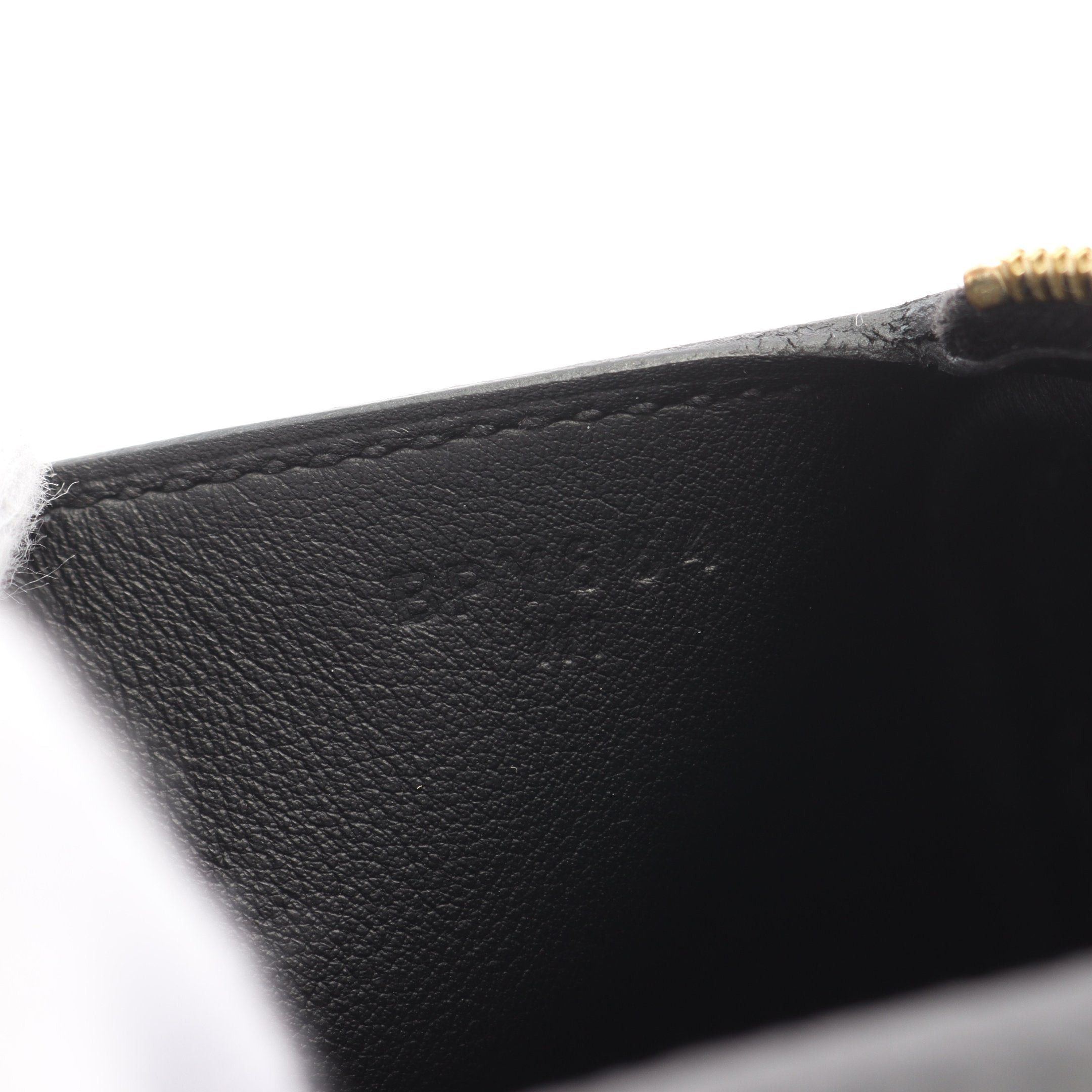 Hermes Hermes Lindy Mini Shoulder Bag Clemence Leather Black Gold Hardware B Stamp Size ONE SIZE - 5 Thumbnail