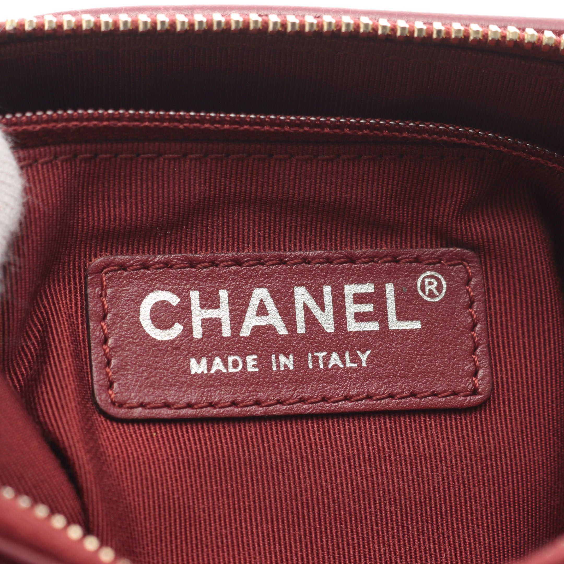 Chanel Chanel Gabriel De Chanel Small Hobo Chain Shoulder Bag Leather Burgundy Combination Metal Fittings Size ONE SIZE - 4 Thumbnail