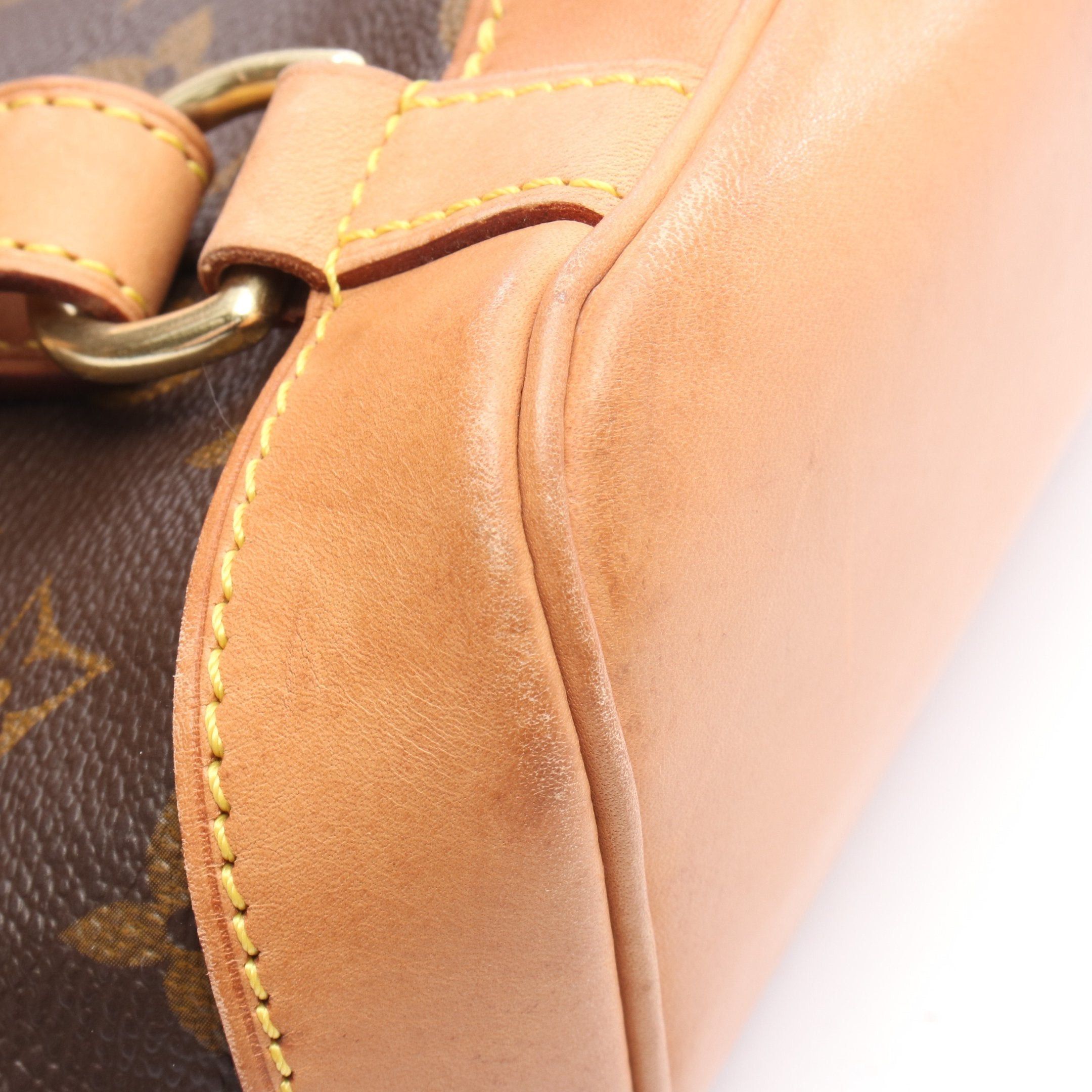 Louis Vuitton Louis Vuitton Montsouris Mm Monogram Backpack Rucksack Leather Brown Size ONE SIZE - 11 Thumbnail
