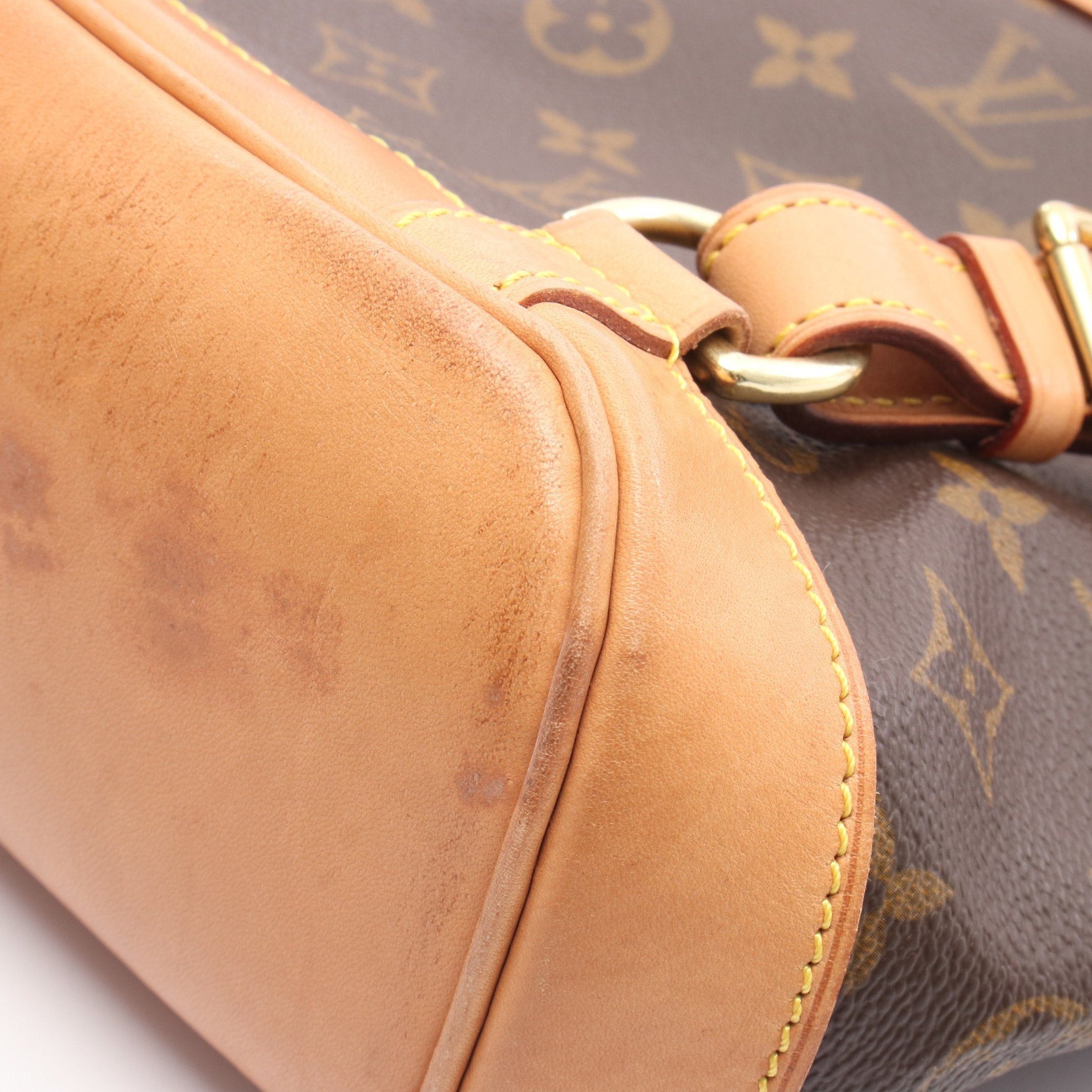 Louis Vuitton Louis Vuitton Montsouris Mm Monogram Backpack Rucksack Leather Brown Size ONE SIZE - 12 Thumbnail