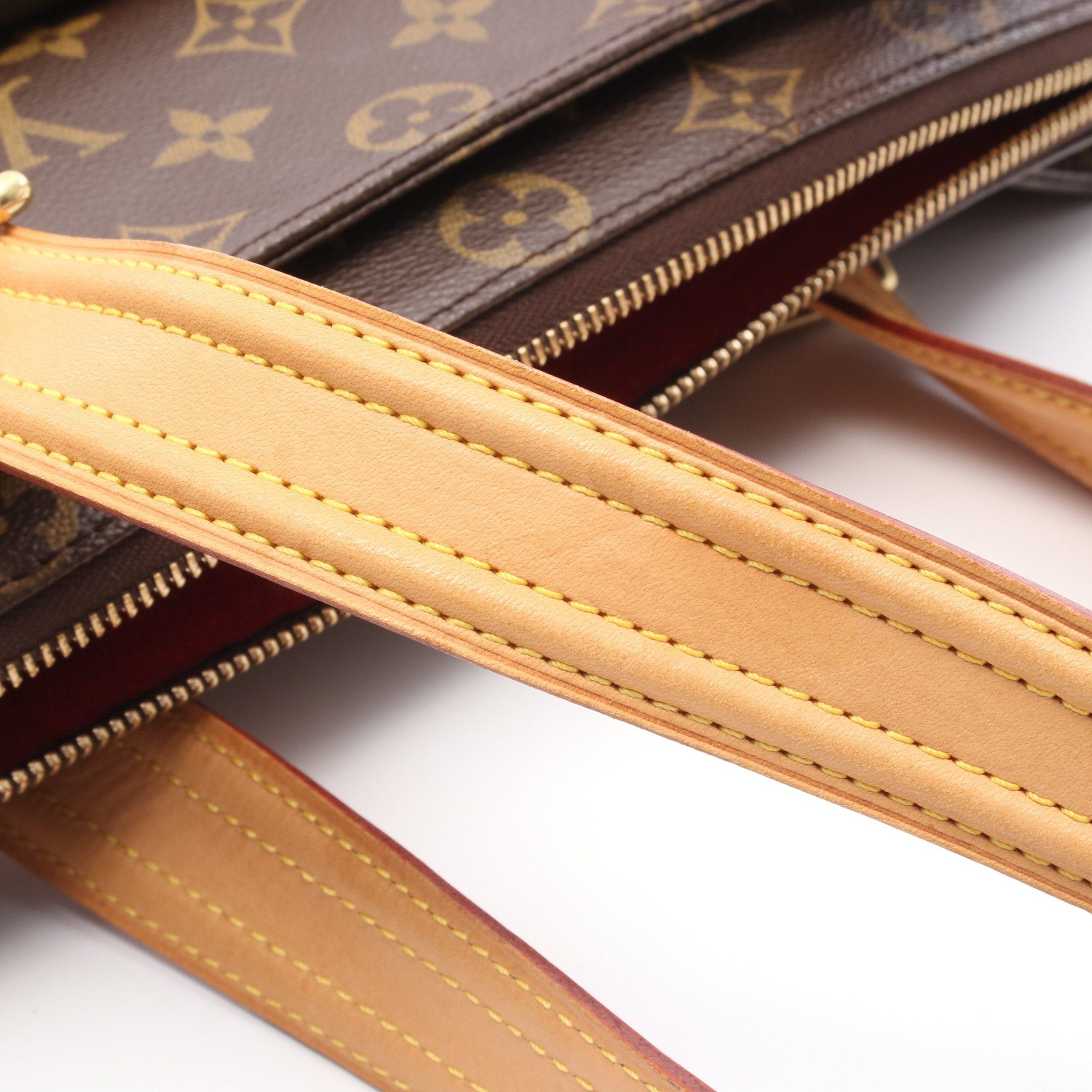 Louis Vuitton Louis Vuitton Multi-Priest Monogram Handbag Leather Brown Size ONE SIZE - 6 Thumbnail