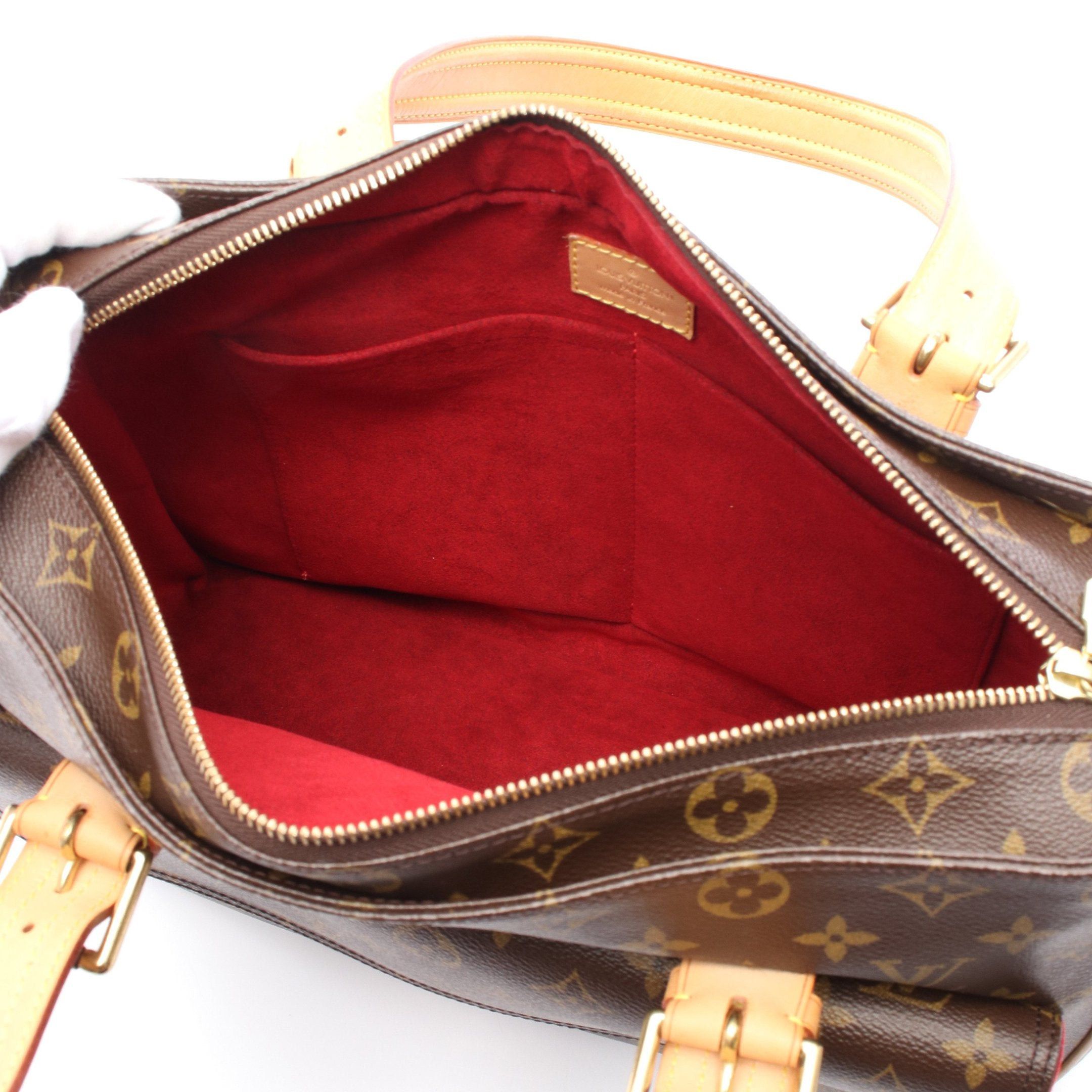 Louis Vuitton Louis Vuitton Multi-Priest Monogram Handbag Leather Brown Size ONE SIZE - 3 Thumbnail