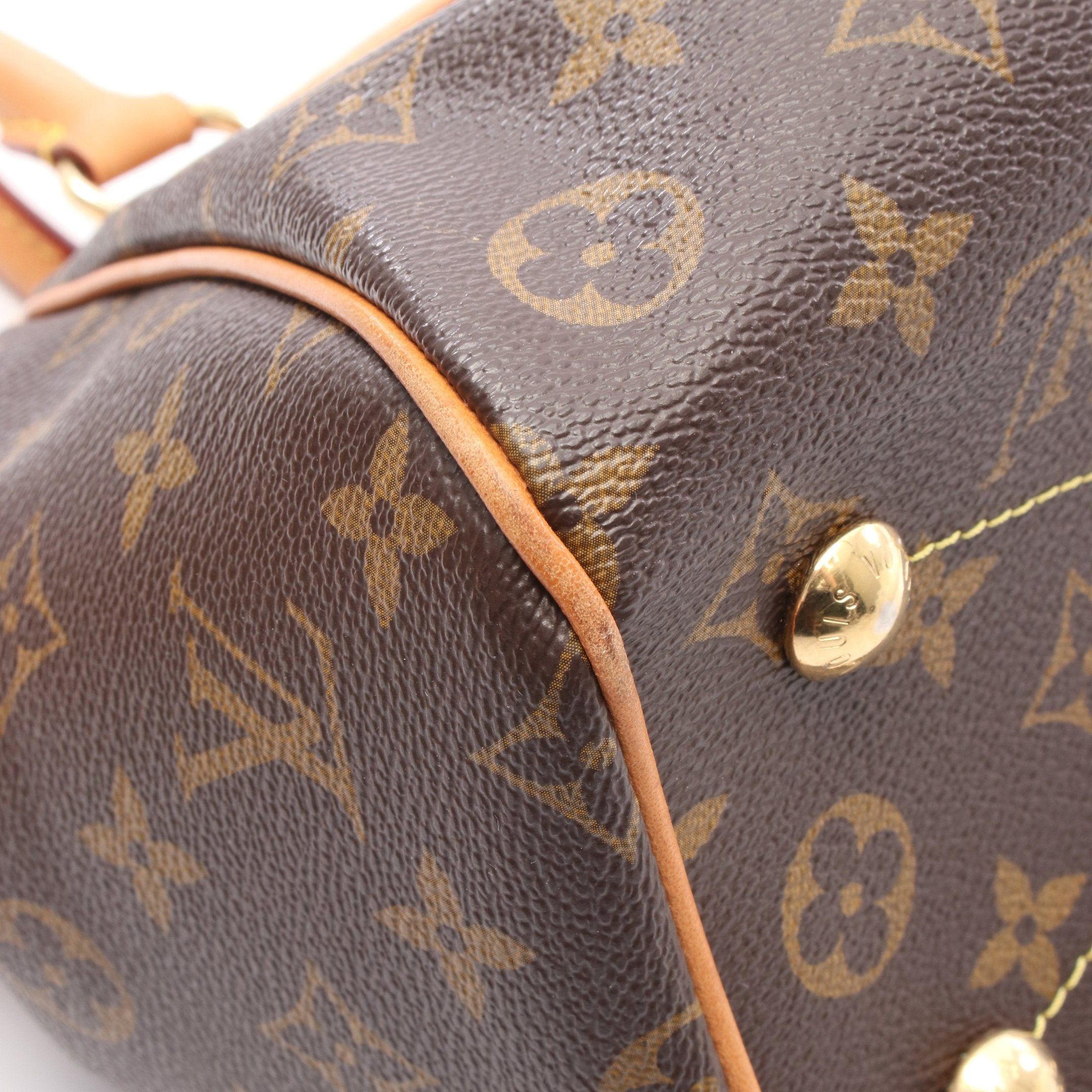 Louis Vuitton Louis Vuitton Tivoli Pm Monogram Handbag Leather Brown Size ONE SIZE - 8 Thumbnail