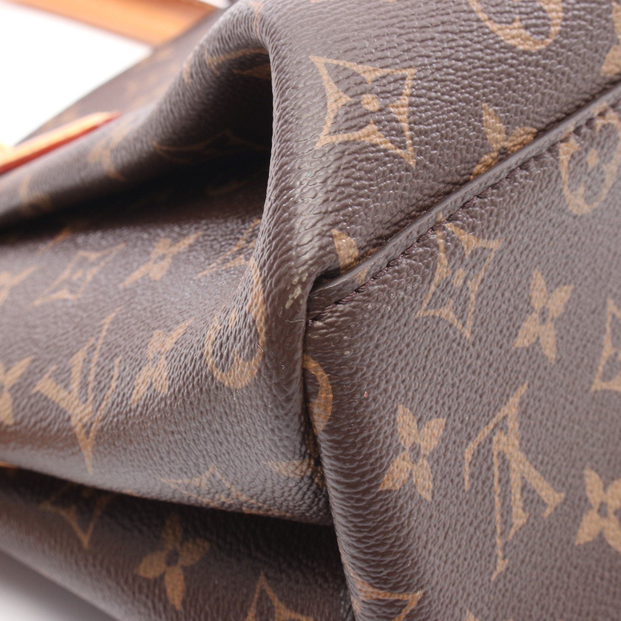 Louis Vuitton Louis Vuitton Rivoli Pm Monogram Handbag Leather Brown Size ONE SIZE - 6 Thumbnail