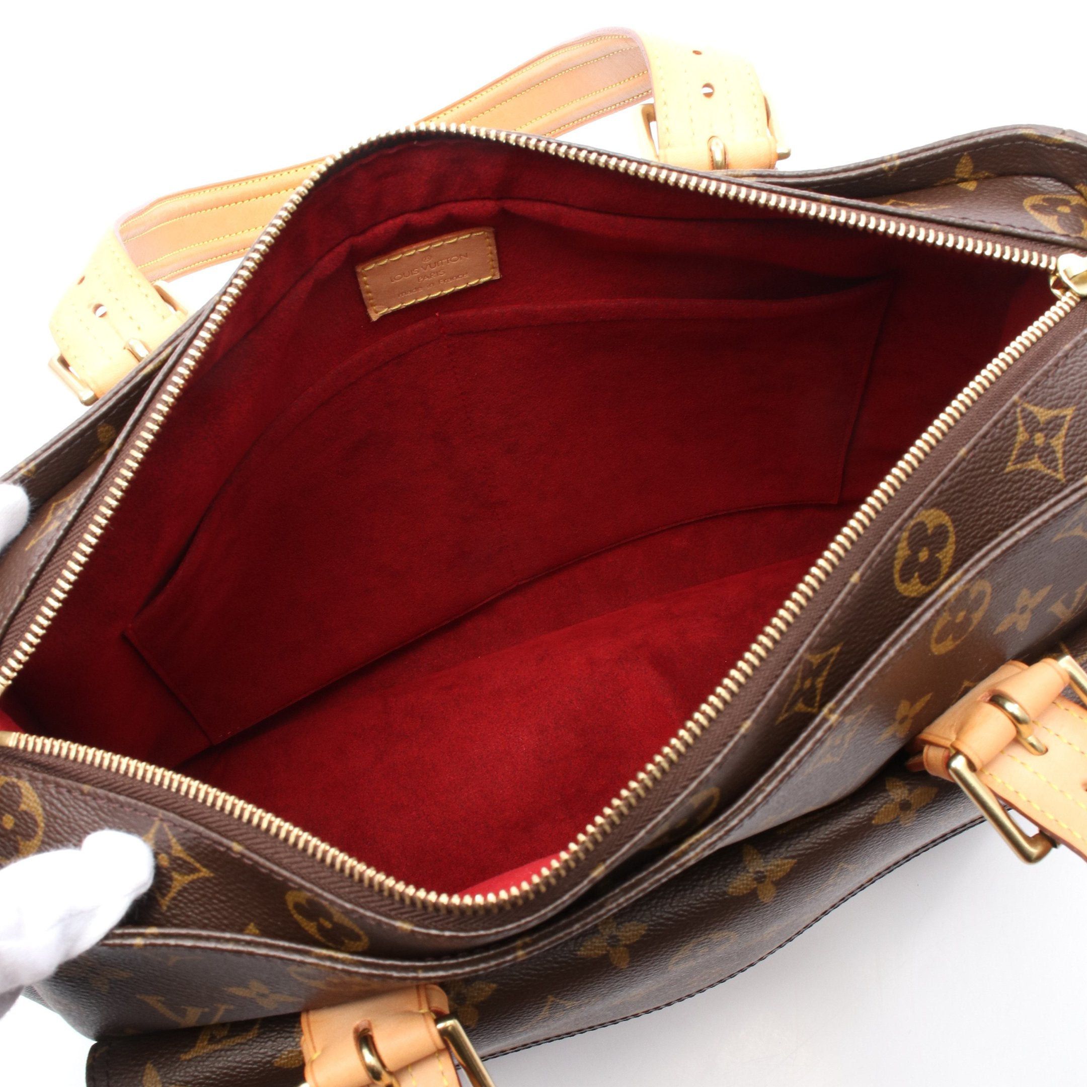 Louis Vuitton Louis Vuitton Multi-Priest Monogram Handbag Leather Brown Size ONE SIZE - 3 Thumbnail