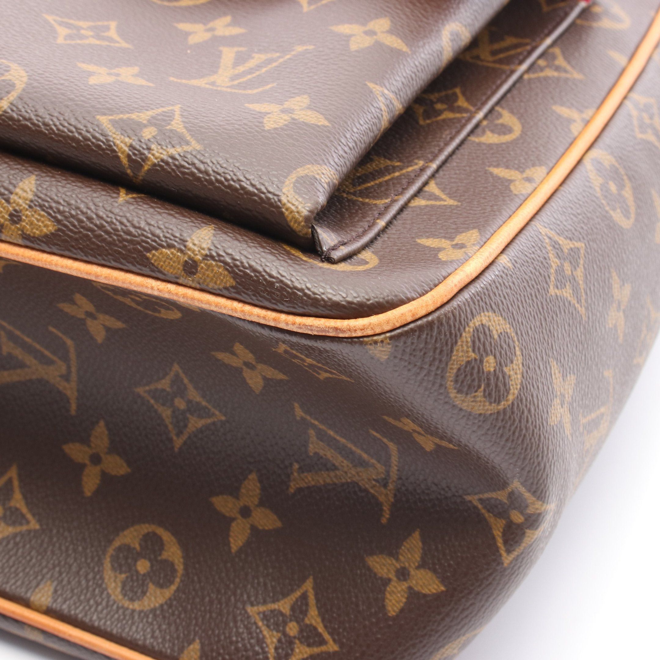 Louis Vuitton Louis Vuitton Multi-Priest Monogram Handbag Leather Brown Size ONE SIZE - 6 Thumbnail