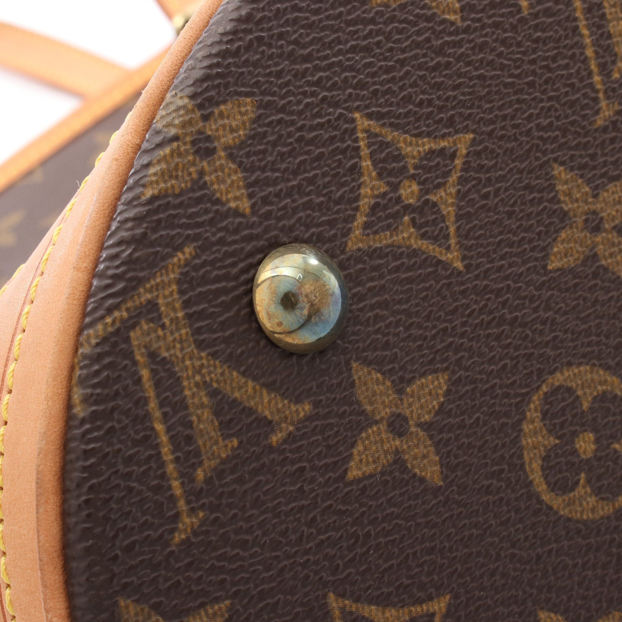 Louis Vuitton Louis Vuitton Bucket Pm Monogram Handbag Leather Brown Size ONE SIZE - 10 Thumbnail