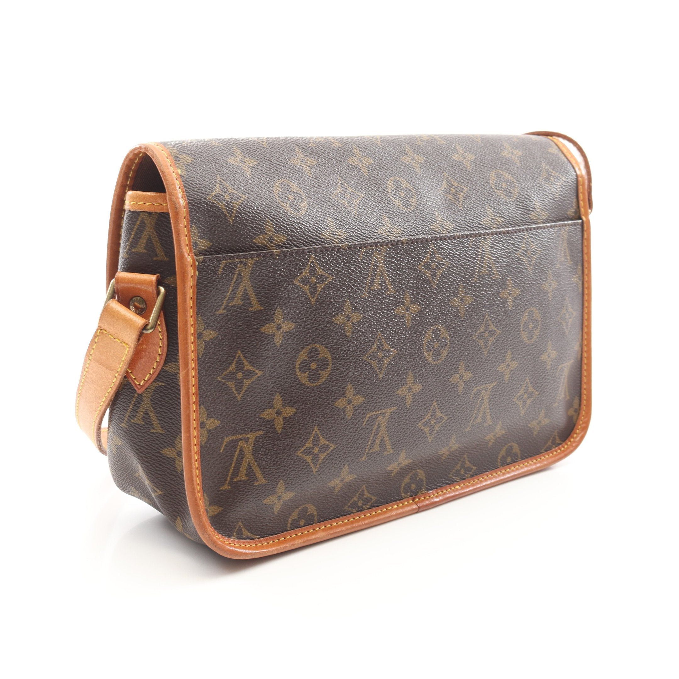 Louis Vuitton Louis Vuitton Gibeciere Mm Monogram Shoulder Bag Leather Brown Size ONE SIZE - 2 Thumbnail