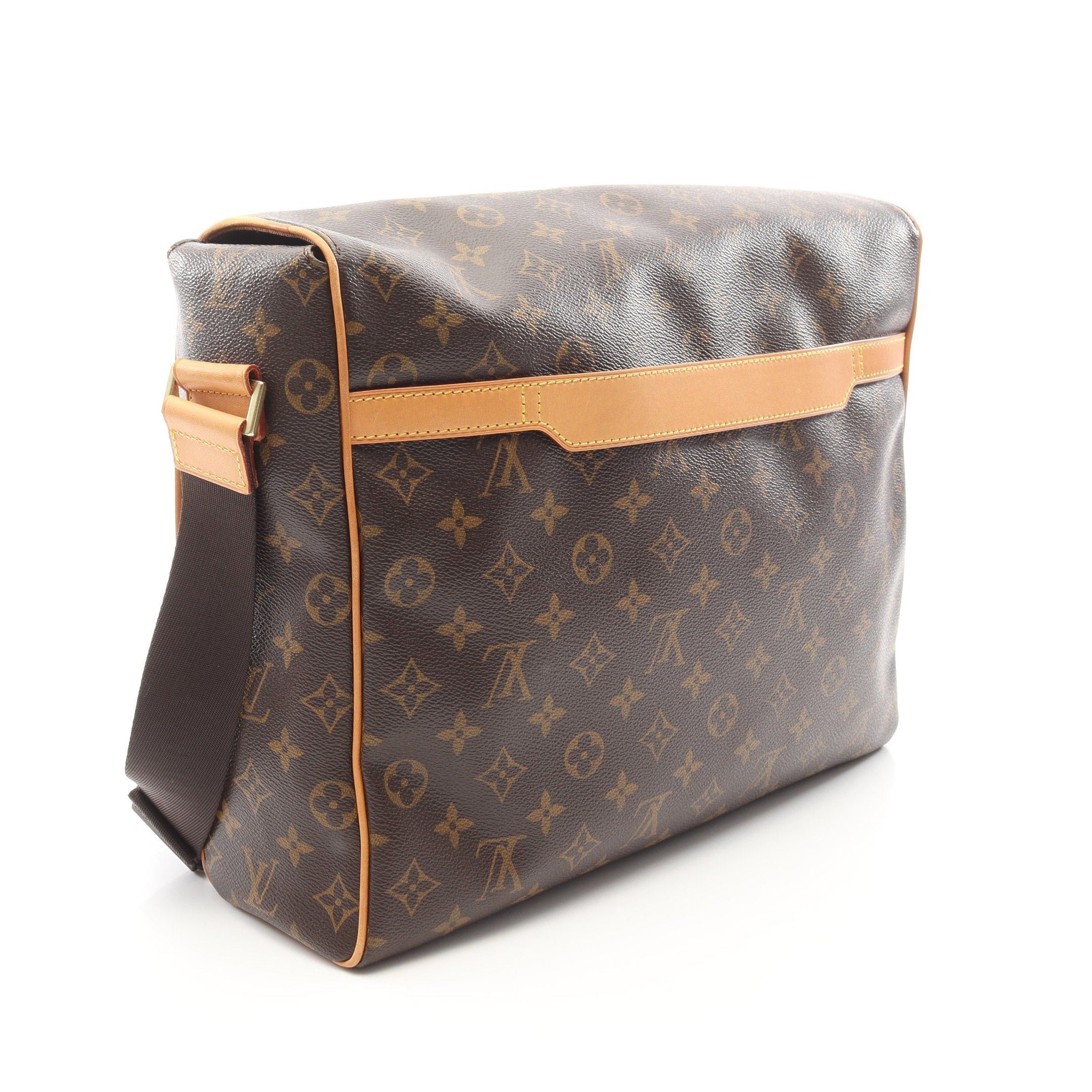 Louis Vuitton Louis Vuitton Aves Monogram Shoulder Bag Leather Brown Size ONE SIZE - 2 Thumbnail