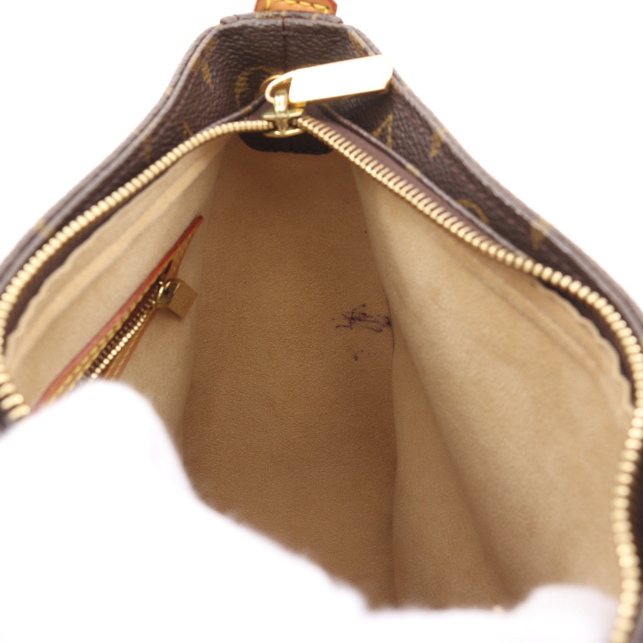 Louis Vuitton Louis Vuitton Looping Mm Monogram Shoulder Bag Leather Brown Size ONE SIZE - 7 Thumbnail