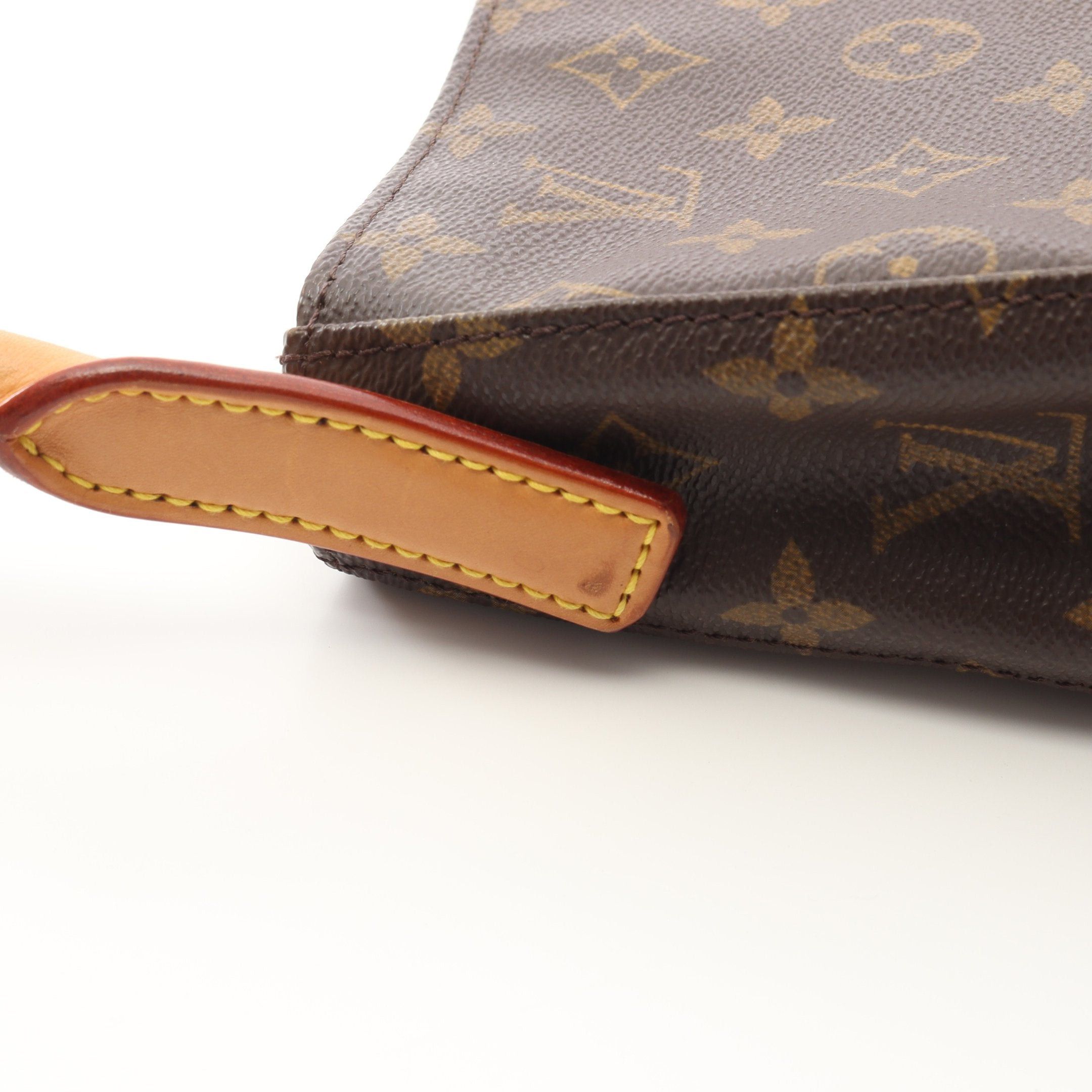 Louis Vuitton Louis Vuitton Looping Mm Monogram Shoulder Bag Leather Brown Size ONE SIZE - 11 Thumbnail