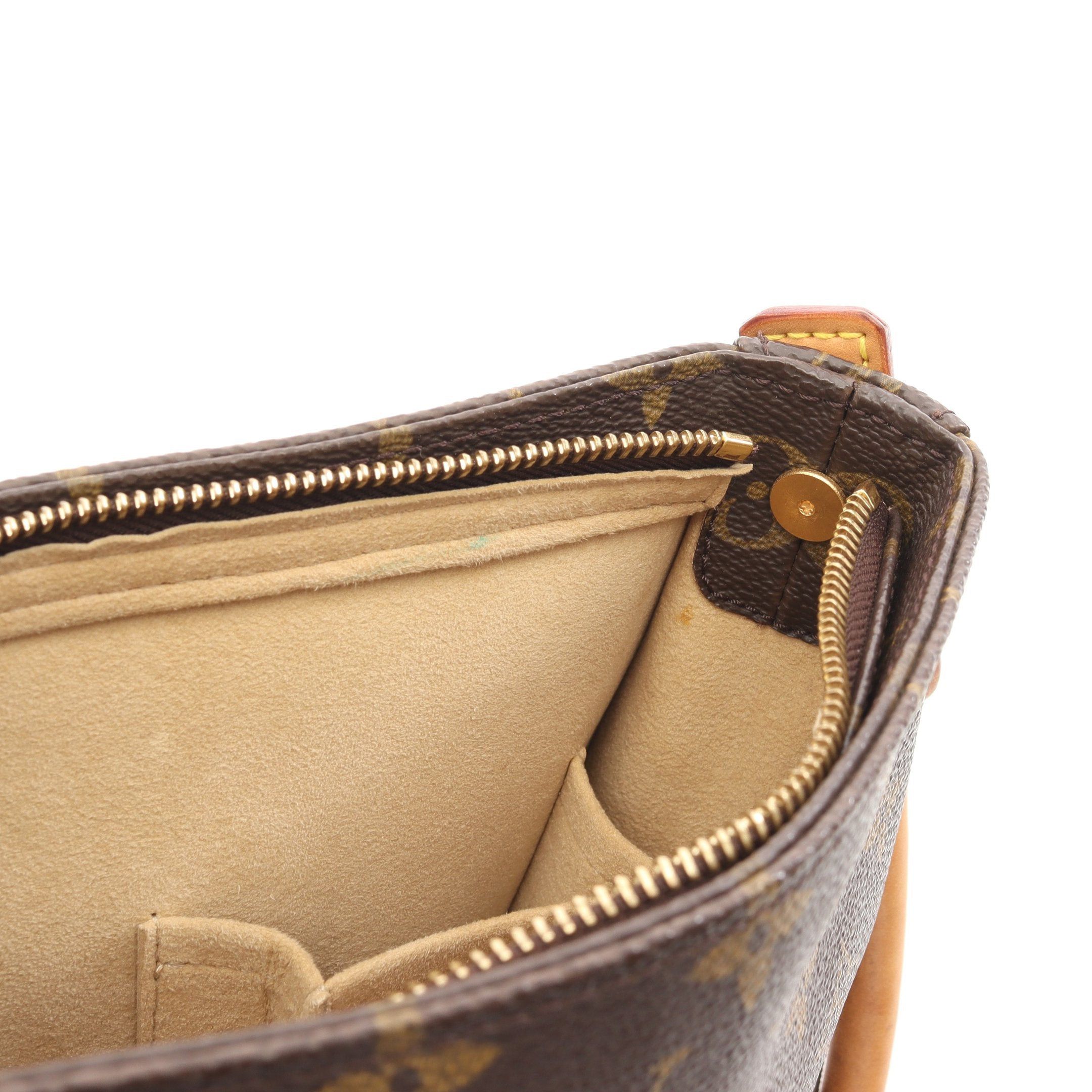 Louis Vuitton Louis Vuitton Looping Mm Monogram Shoulder Bag Leather Brown Size ONE SIZE - 6 Thumbnail