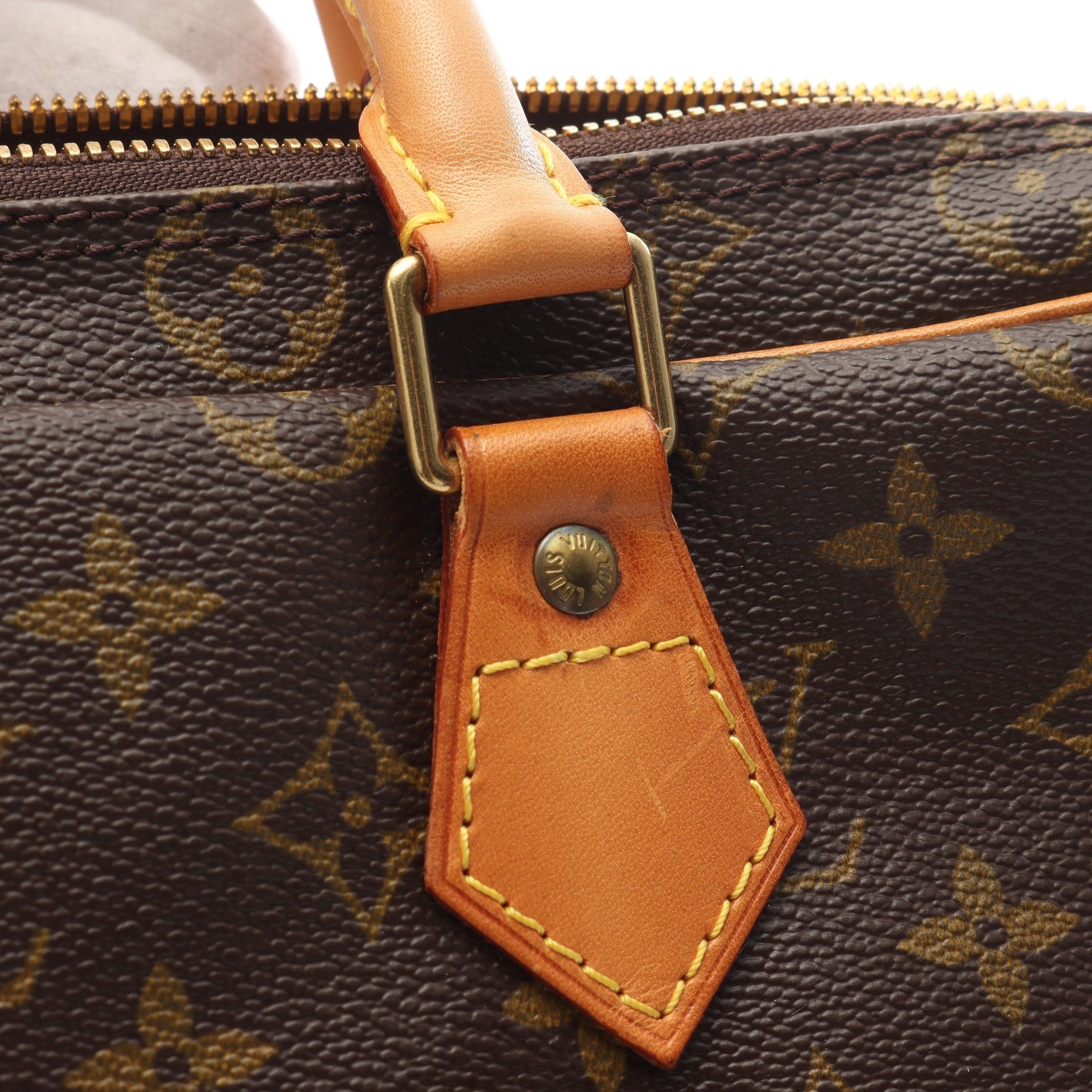 Louis Vuitton Louis Vuitton Porte Document Voyage 2 Compartments Monogram Business Bag Briefcase Leather Brown Size ONE SIZE - 9 Thumbnail