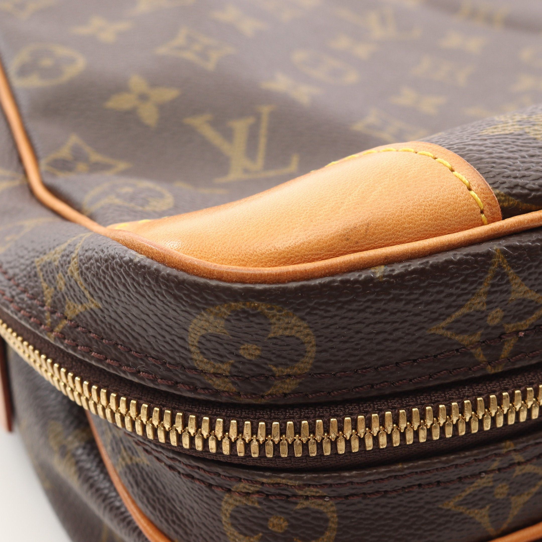 Louis Vuitton Louis Vuitton Porte Document Voyage 2 Compartments Monogram Business Bag Briefcase Leather Brown Size ONE SIZE - 7 Thumbnail