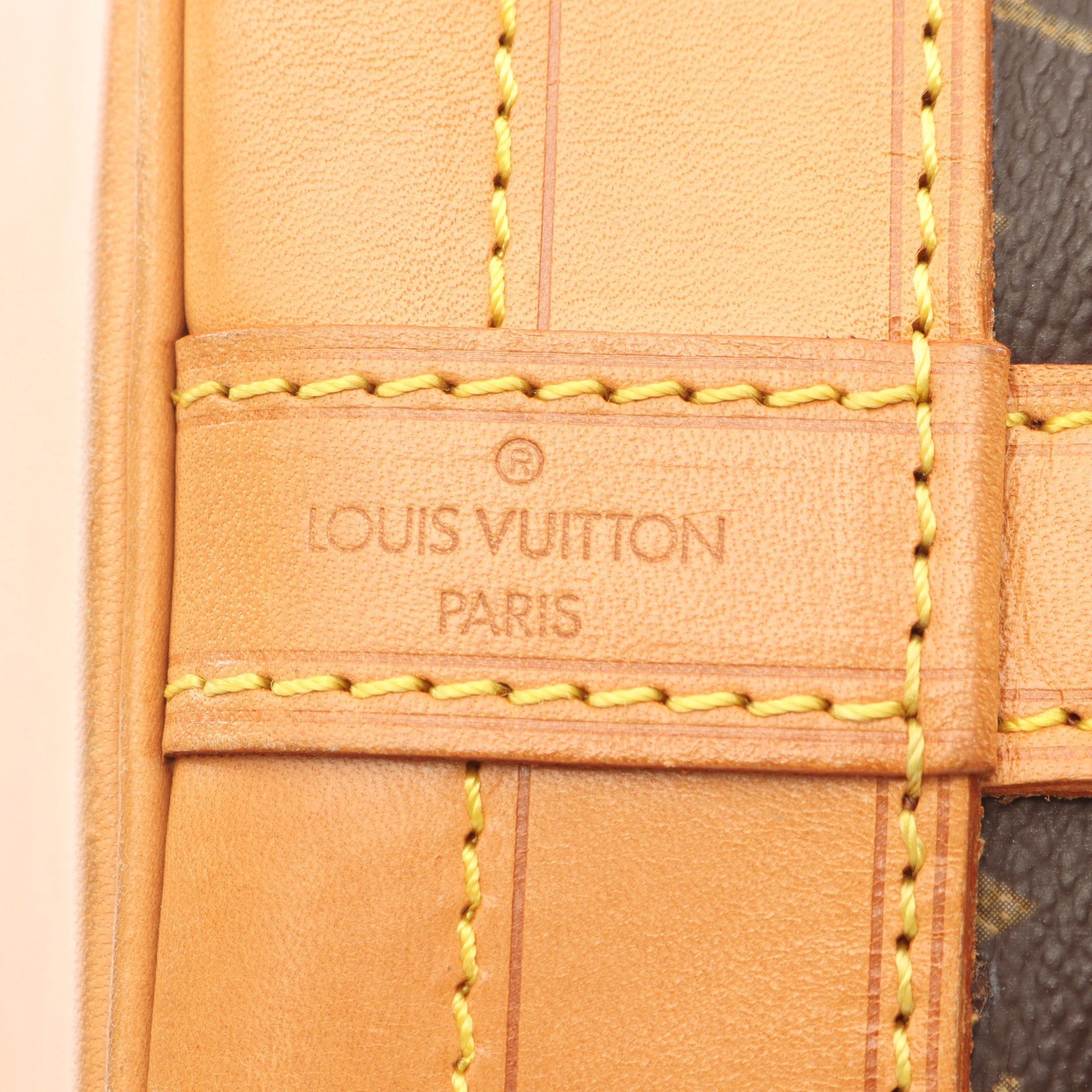 Louis Vuitton Louis Vuitton Noe Monogram Shoulder Bag Leather Brown Size ONE SIZE - 4 Thumbnail