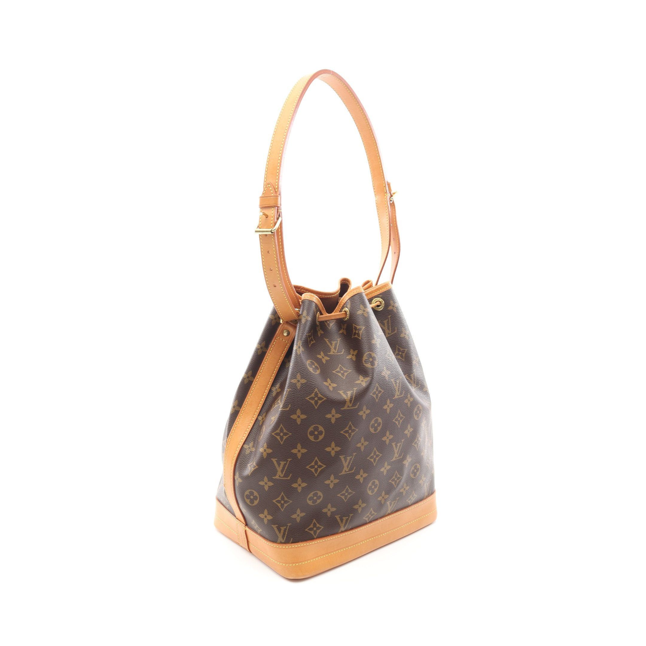 Louis Vuitton Louis Vuitton Noe Monogram Shoulder Bag Leather Brown Size ONE SIZE - 2 Thumbnail