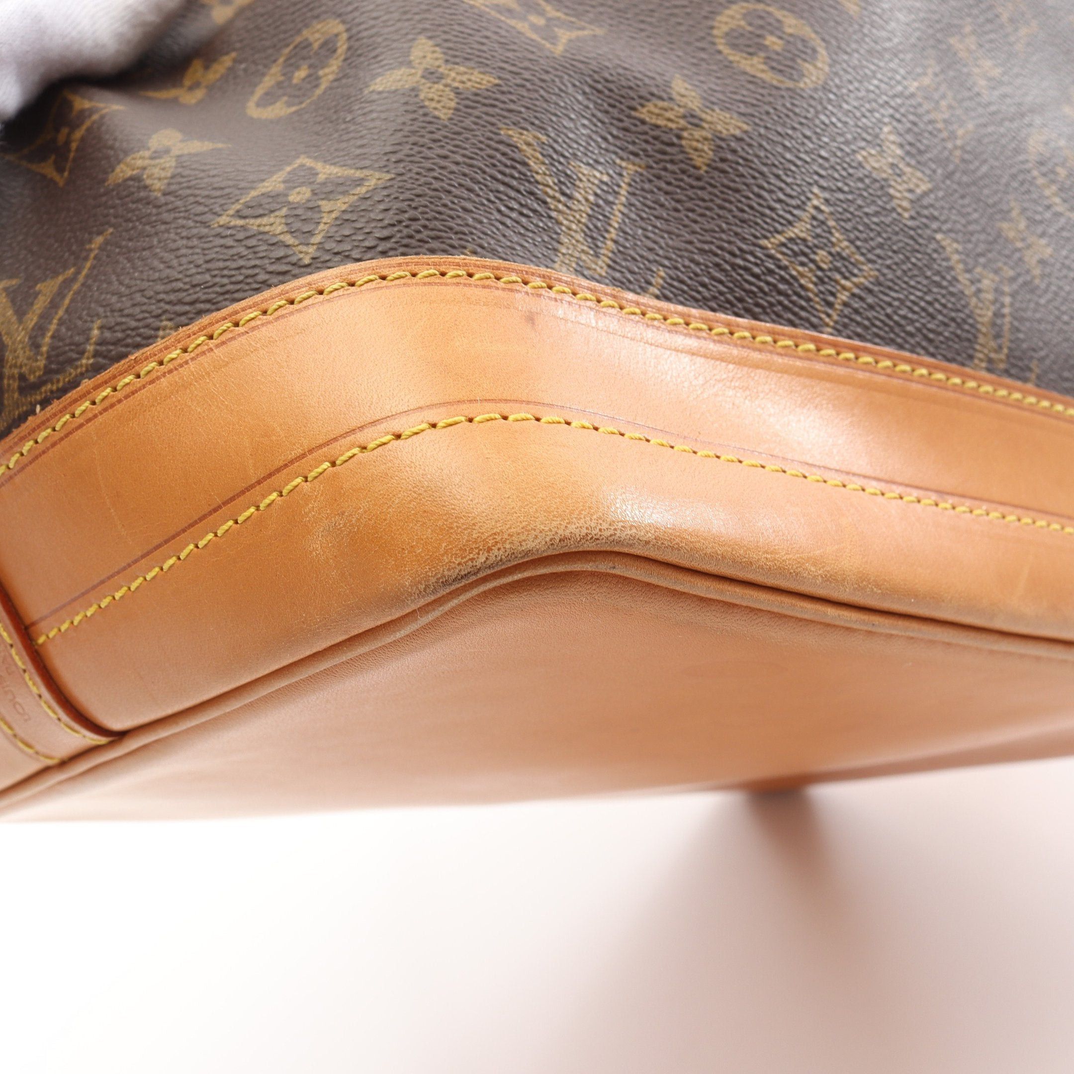 Louis Vuitton Louis Vuitton Noe Monogram Shoulder Bag Leather Brown Size ONE SIZE - 8 Thumbnail