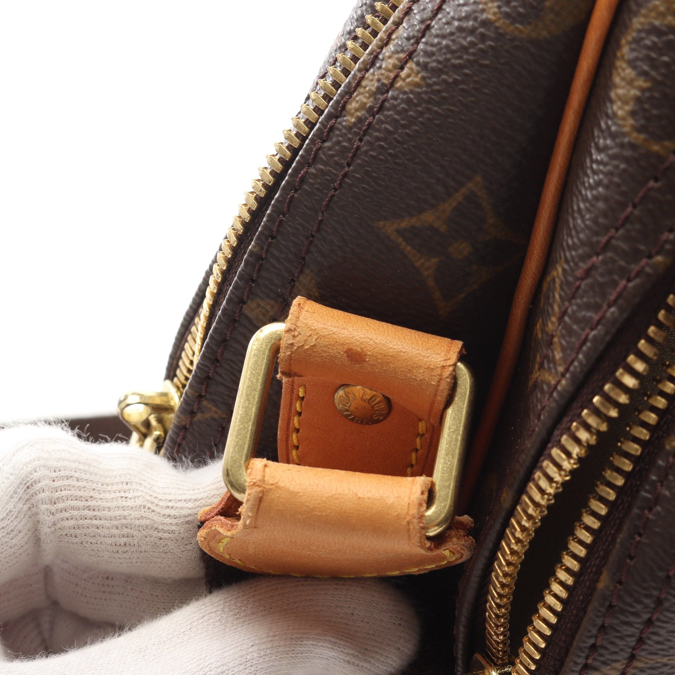 Louis Vuitton Louis Vuitton Reporter Gm Monogram Shoulder Bag Leather Brown Size ONE SIZE - 8 Thumbnail