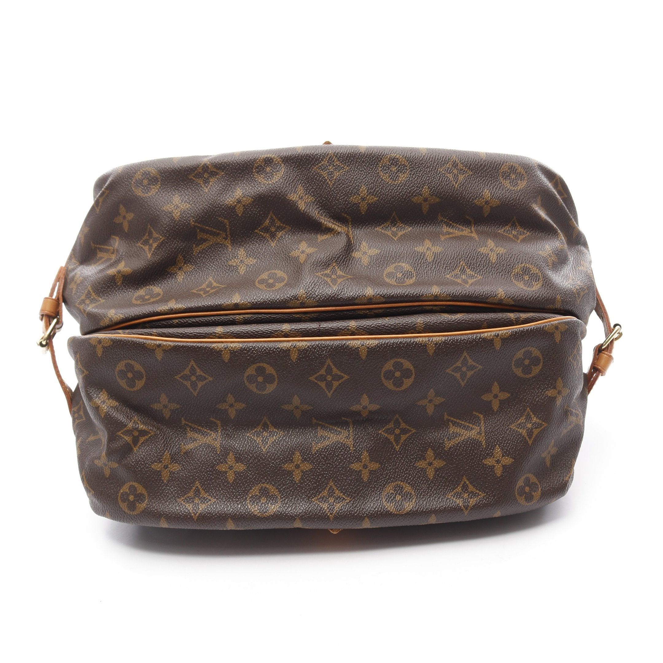 Louis Vuitton Louis Vuitton Saumur 35 Monogram Shoulder Bag Leather Brown Size ONE SIZE - 13 Thumbnail