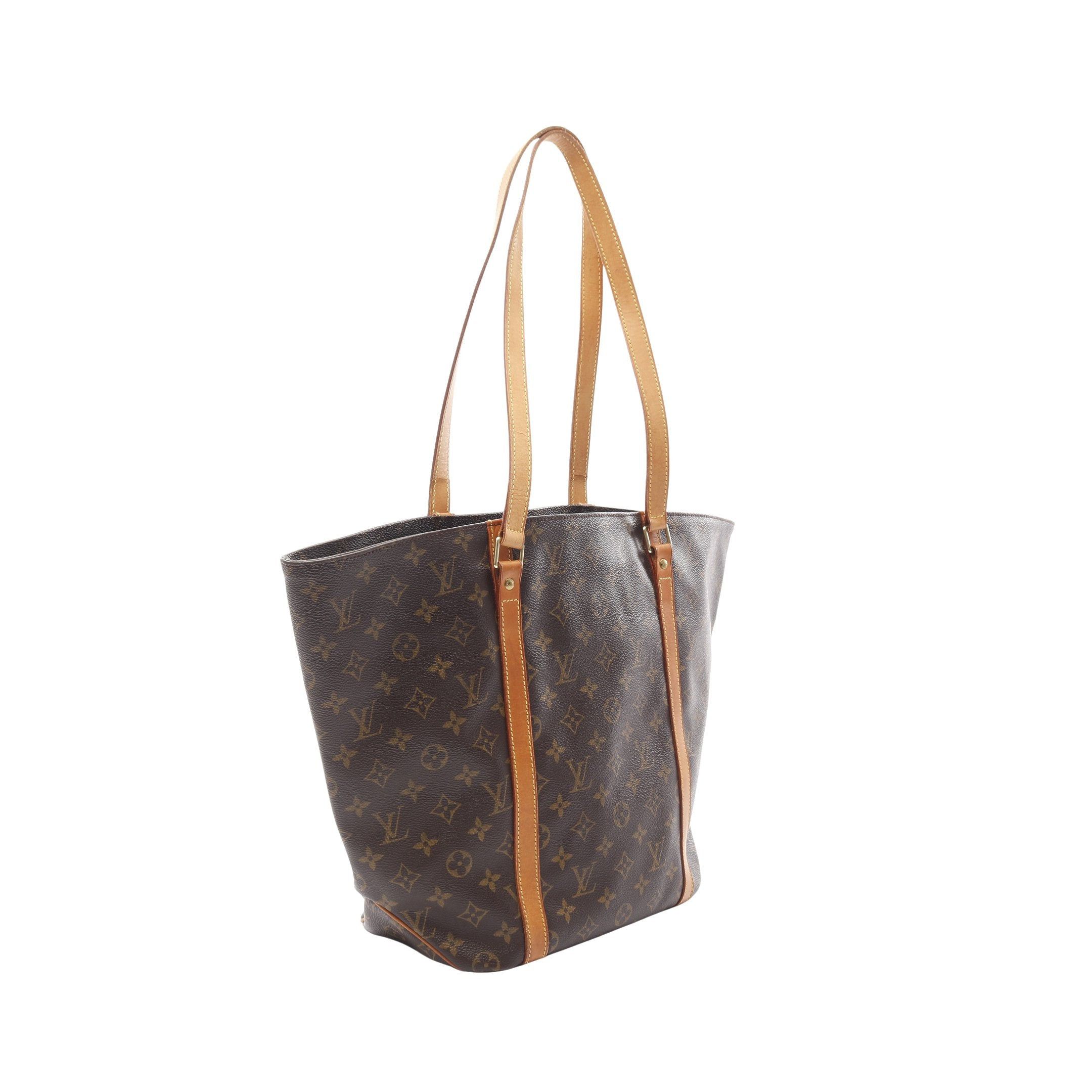 Louis Vuitton Louis Vuitton Sac Shopping Monogram Shoulder Bag Tote Leather Brown Size ONE SIZE - 2 Thumbnail