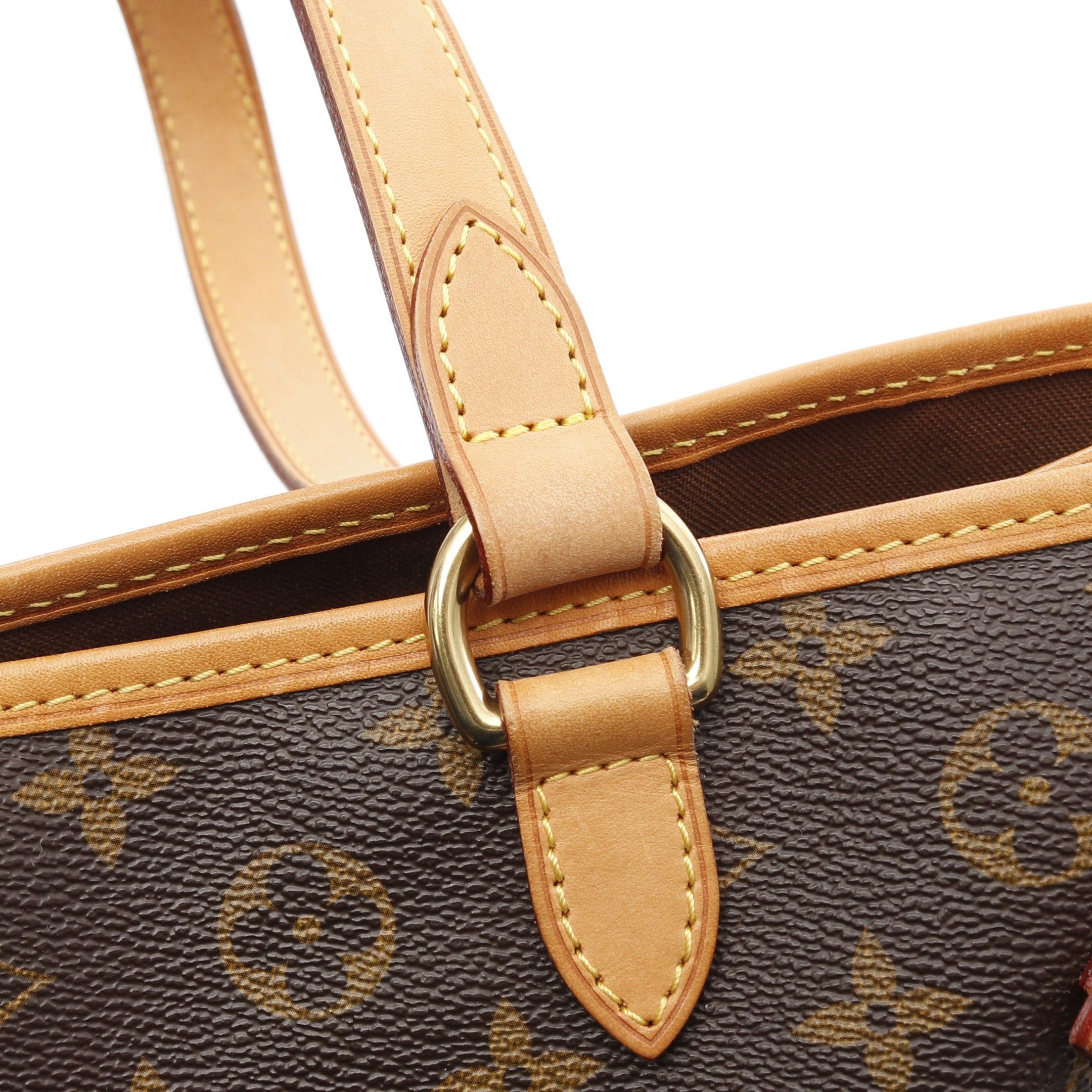 Louis Vuitton Louis Vuitton Batignolles Horizontal Monogram Shoulder Bag Leather Brown Size ONE SIZE - 7 Thumbnail