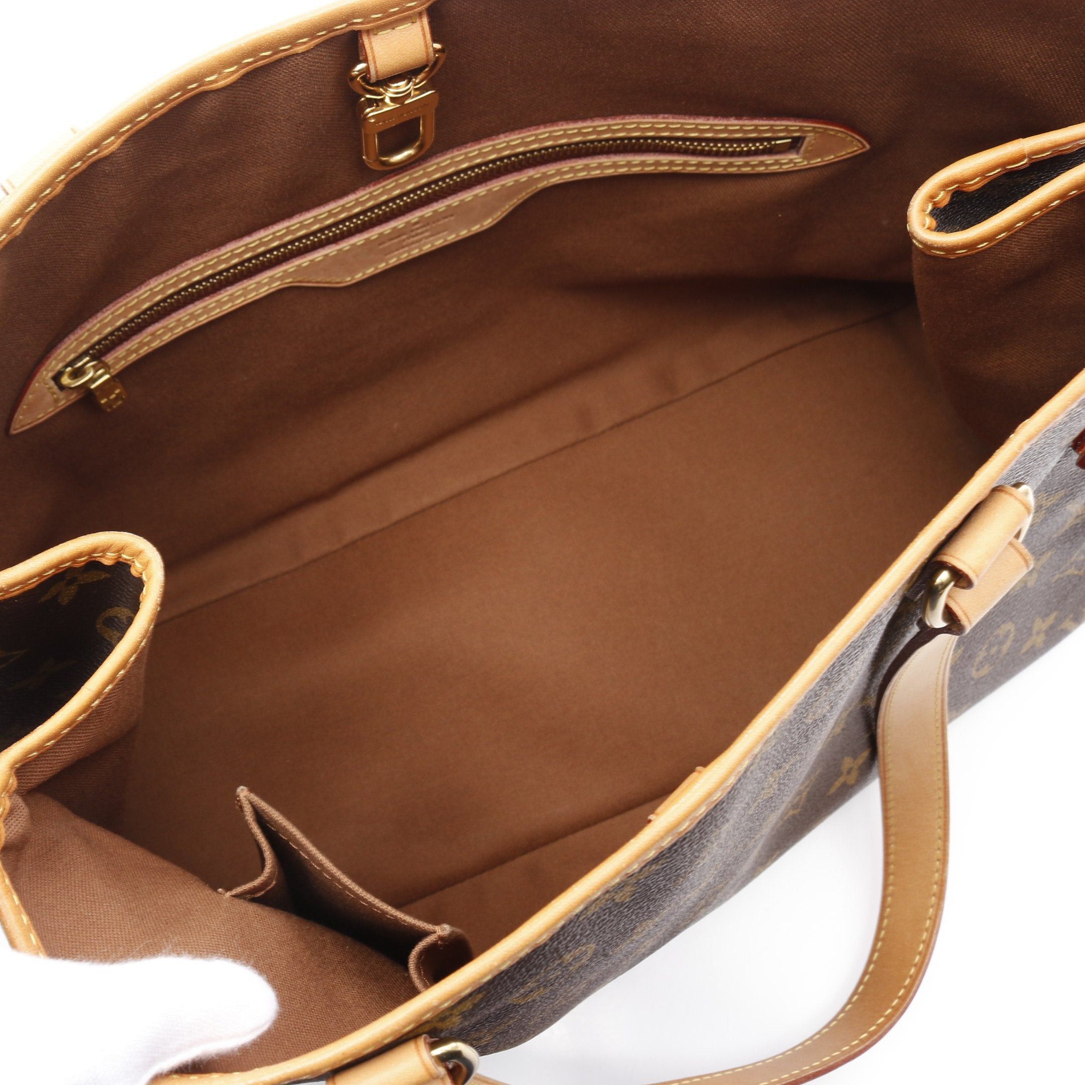 Louis Vuitton Louis Vuitton Batignolles Horizontal Monogram Shoulder Bag Leather Brown Size ONE SIZE - 3 Thumbnail