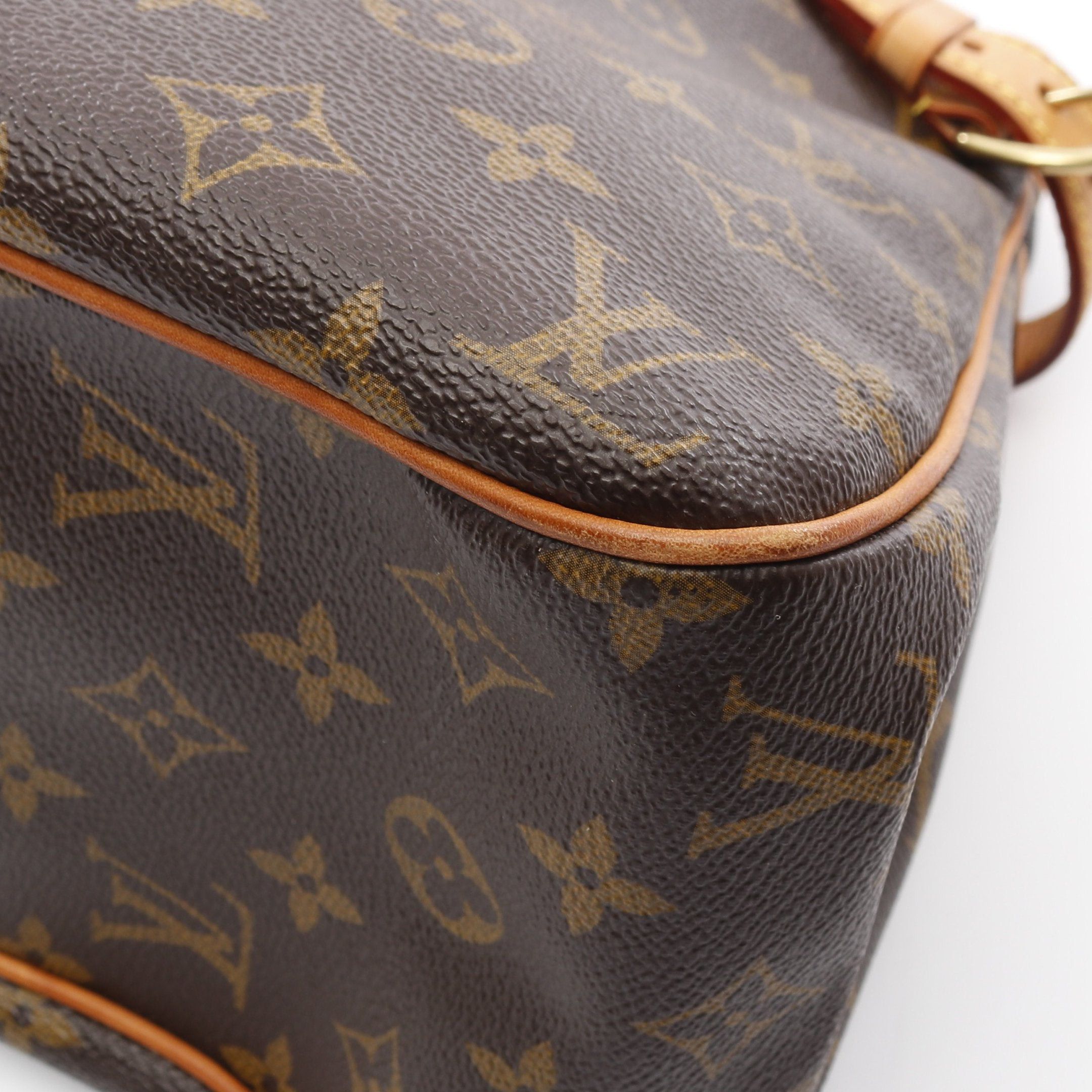 Louis Vuitton Louis Vuitton Batignolles Horizontal Monogram Shoulder Bag Leather Brown Size ONE SIZE - 8 Thumbnail