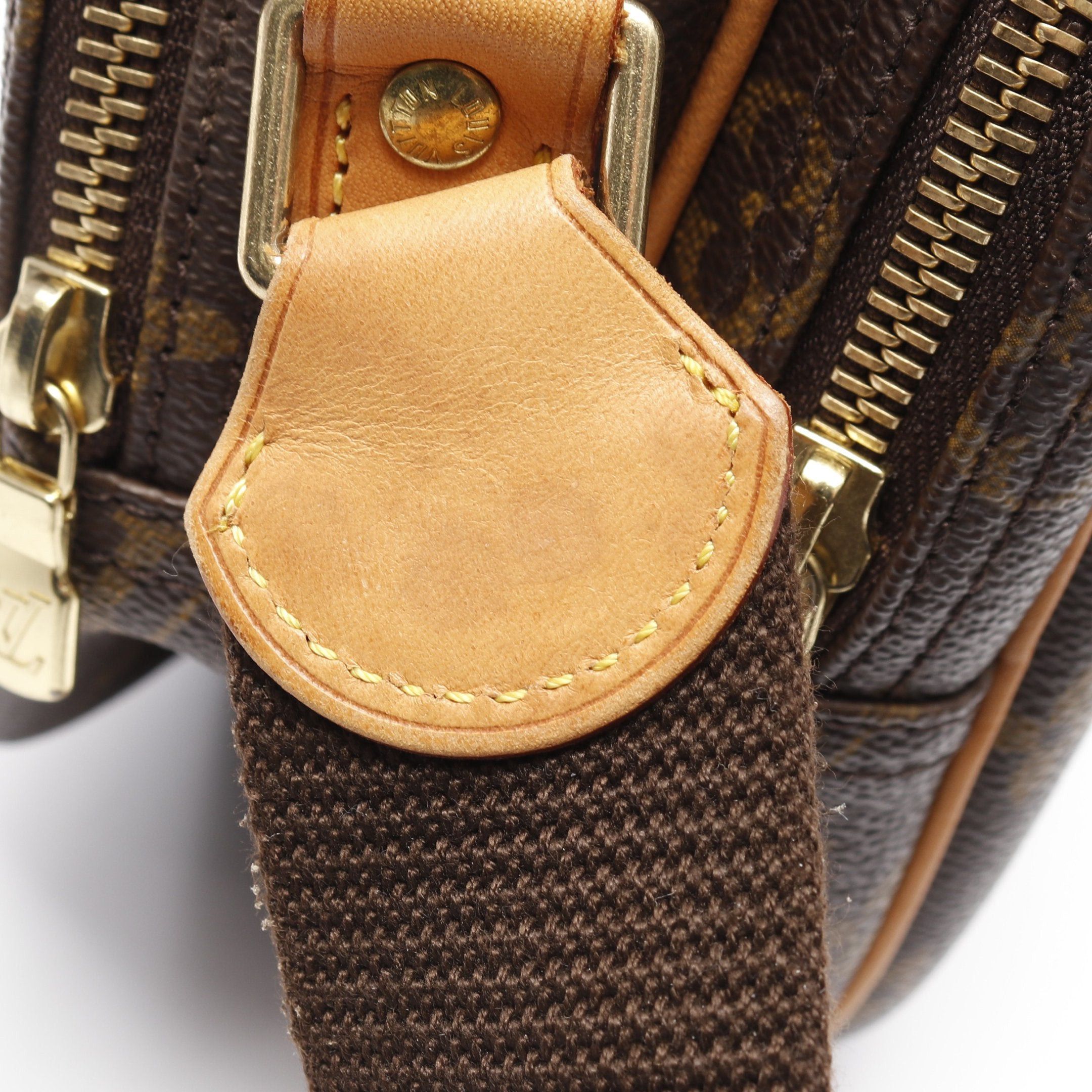 Louis Vuitton Louis Vuitton Reporter Pm Monogram Shoulder Bag Leather Brown Size ONE SIZE - 10 Thumbnail