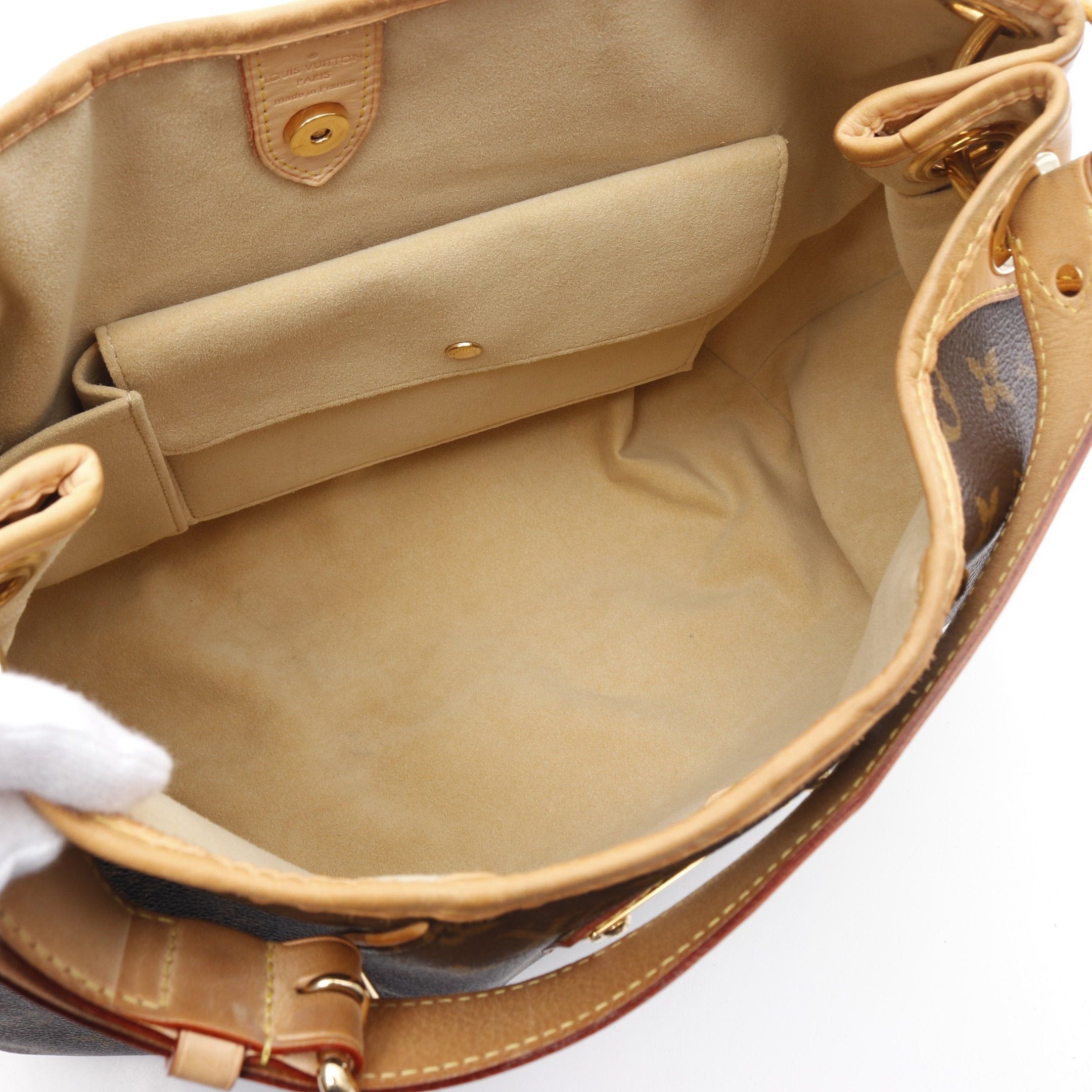 Louis Vuitton Louis Vuitton Galliera Pm Monogram One Shoulder Bag Leather Brown Size ONE SIZE - 3 Thumbnail