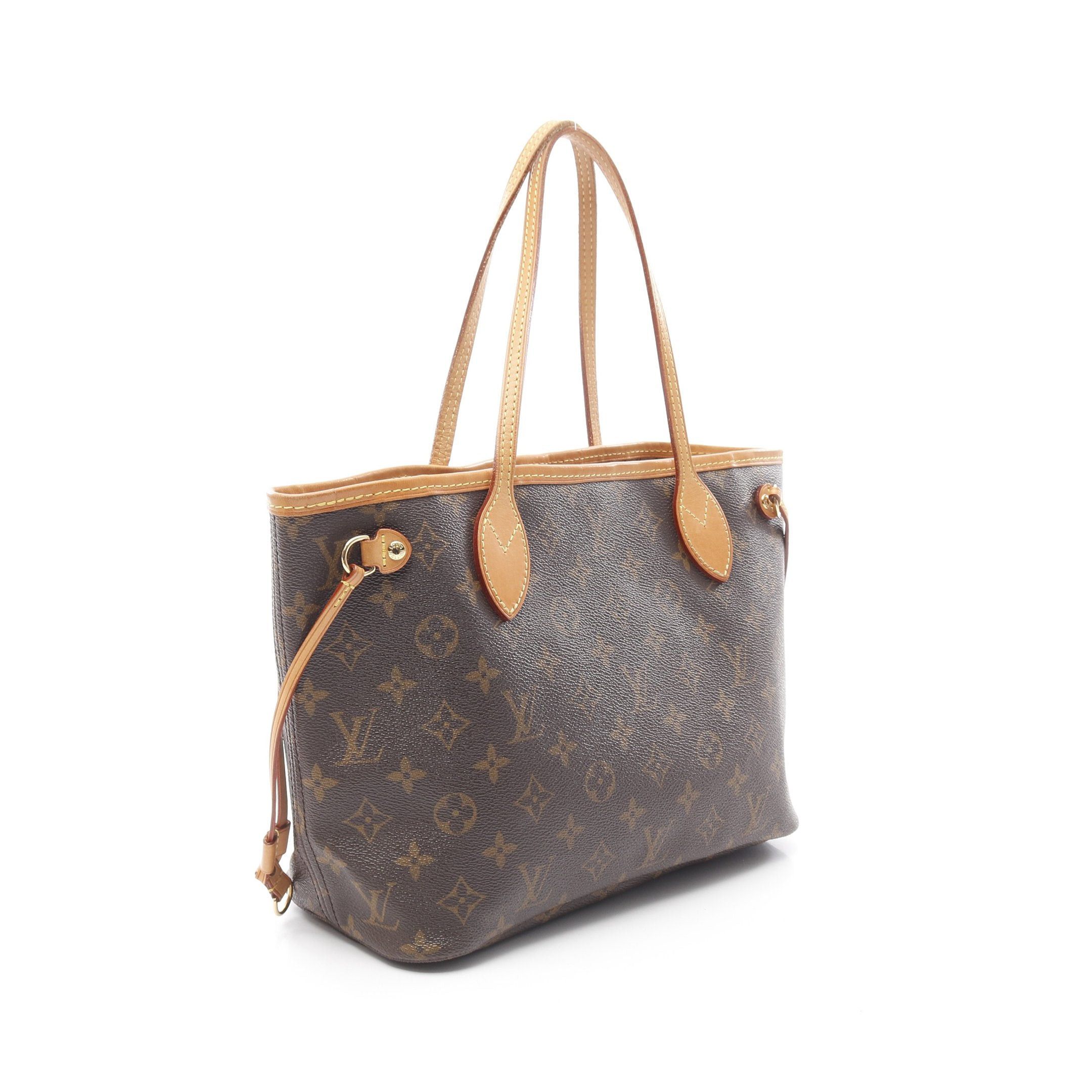 Louis Vuitton Louis Vuitton Neverfull Pm Monogram Handbag Tote Bag Leather Brown Size ONE SIZE - 2 Thumbnail