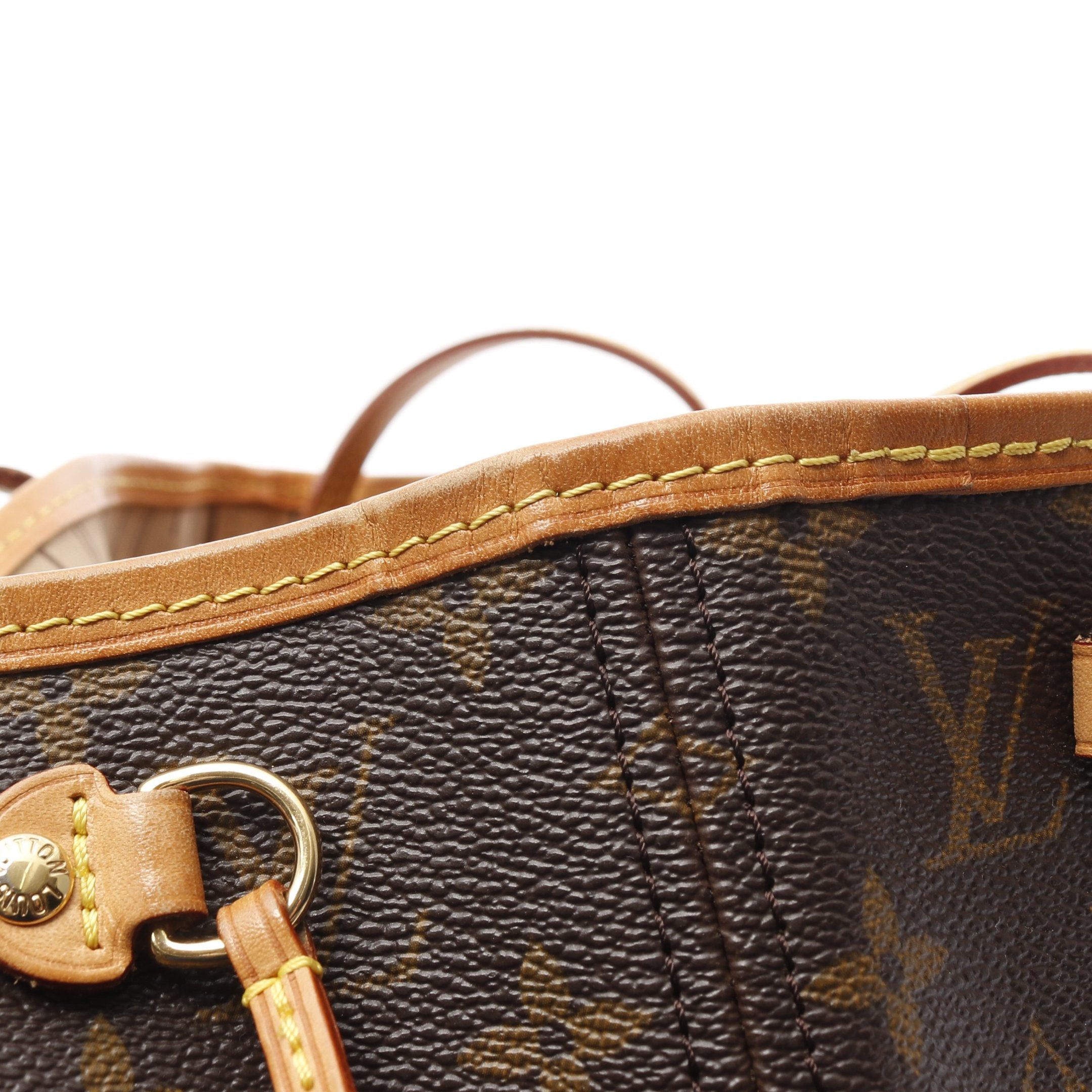 Louis Vuitton Louis Vuitton Neverfull Pm Monogram Handbag Tote Bag Leather Brown Size ONE SIZE - 9 Thumbnail