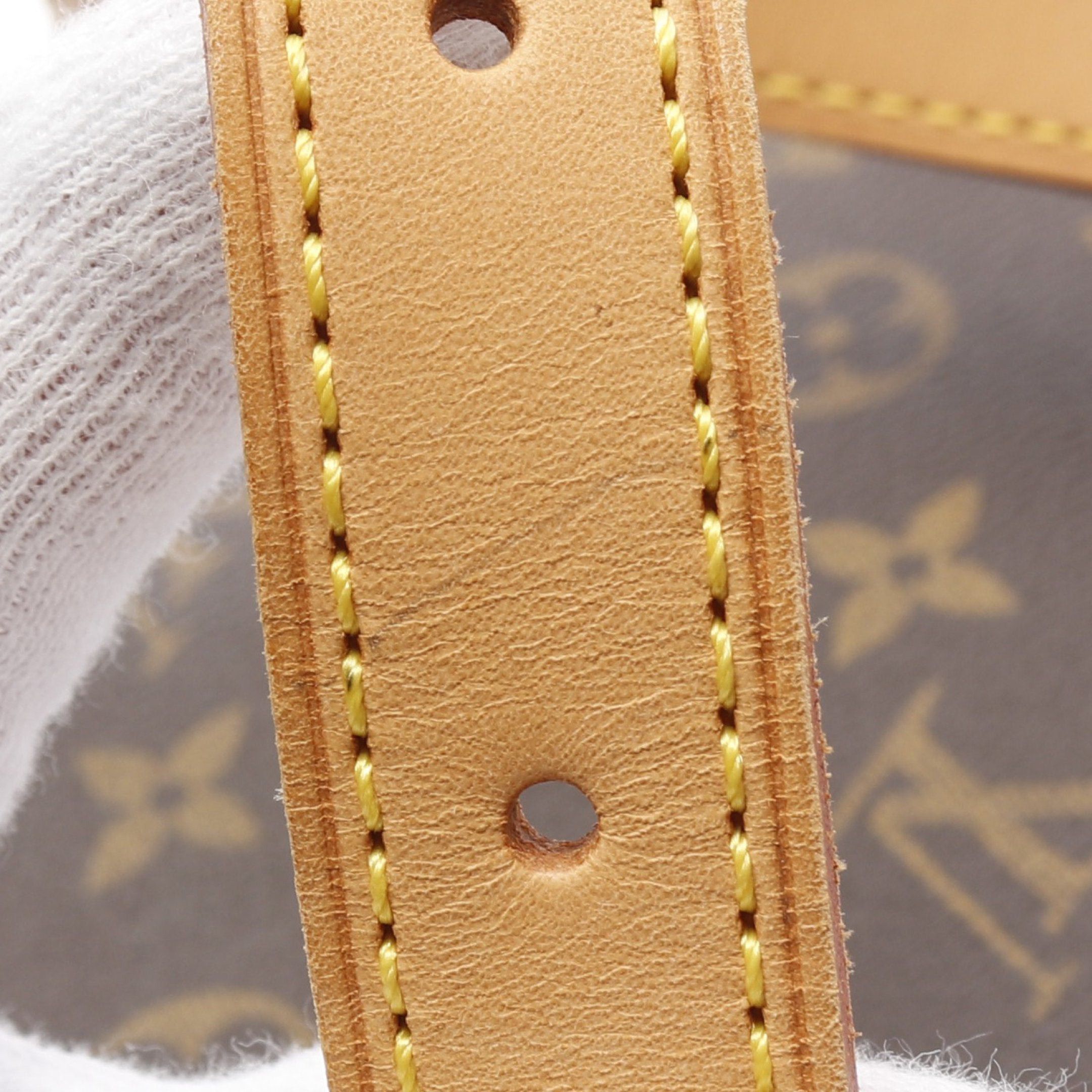 Louis Vuitton Louis Vuitton Pochette Croissant Monogram Shoulder Bag Leather Brown Size ONE SIZE - 9 Thumbnail
