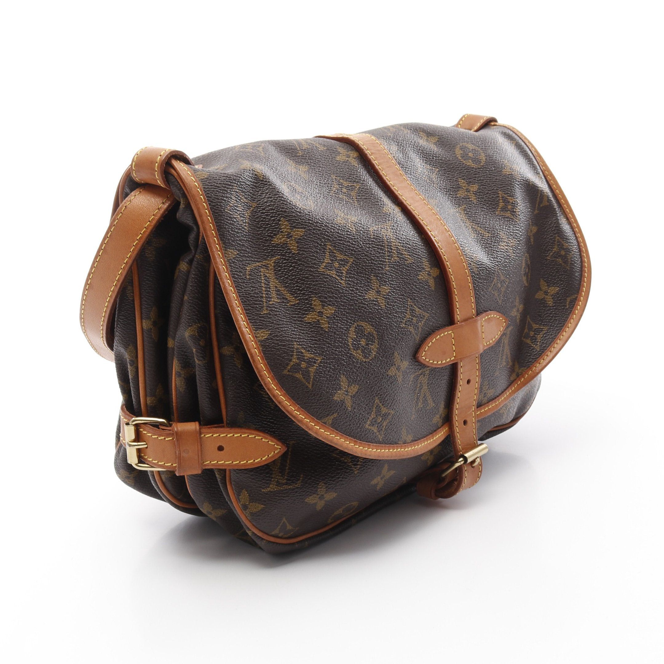 Louis Vuitton Louis Vuitton Saumur 30 Monogram Shoulder Bag Leather Brown Size ONE SIZE - 2 Thumbnail