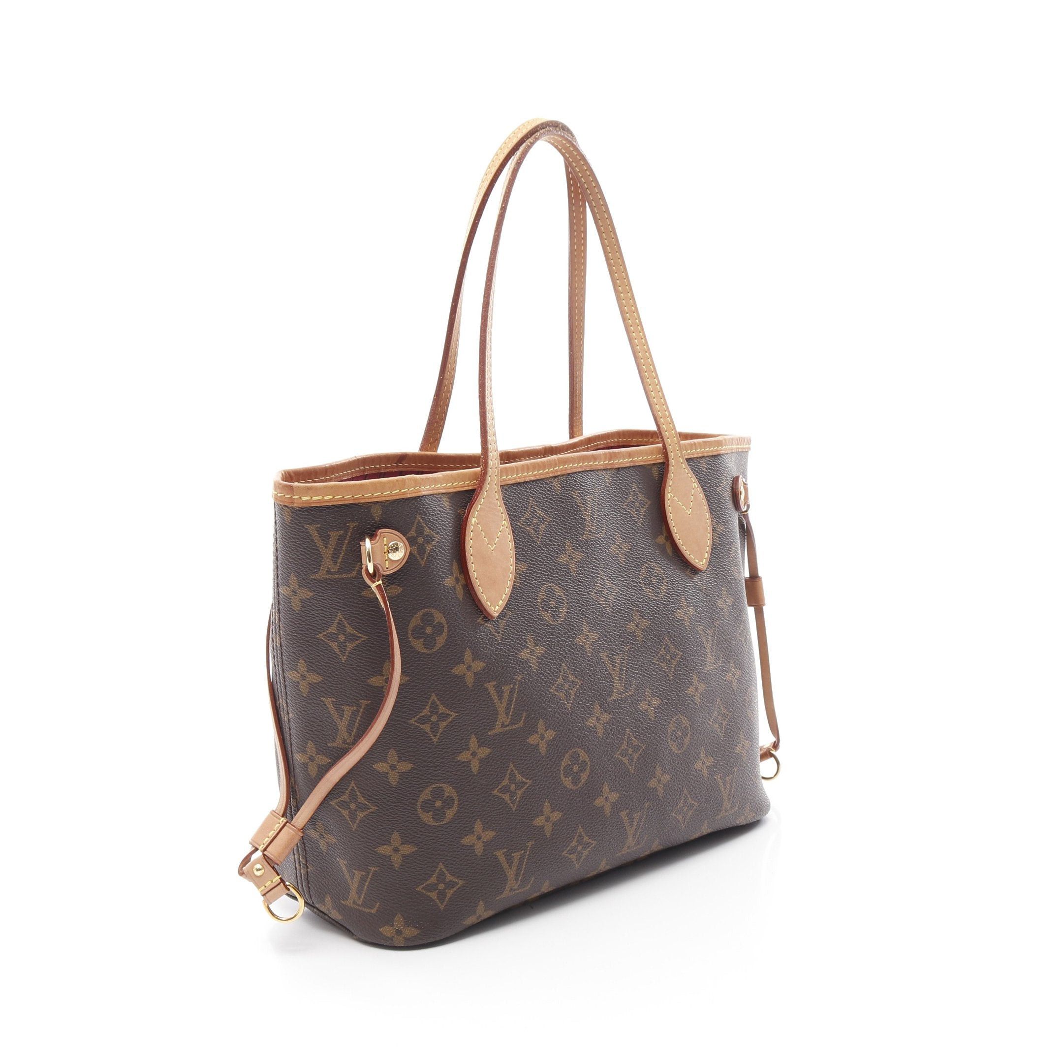 Louis Vuitton Louis Vuitton Neverfull Pm Monogram Pivoine Handbag Tote Bag Leather Brown Size ONE SIZE - 2 Thumbnail