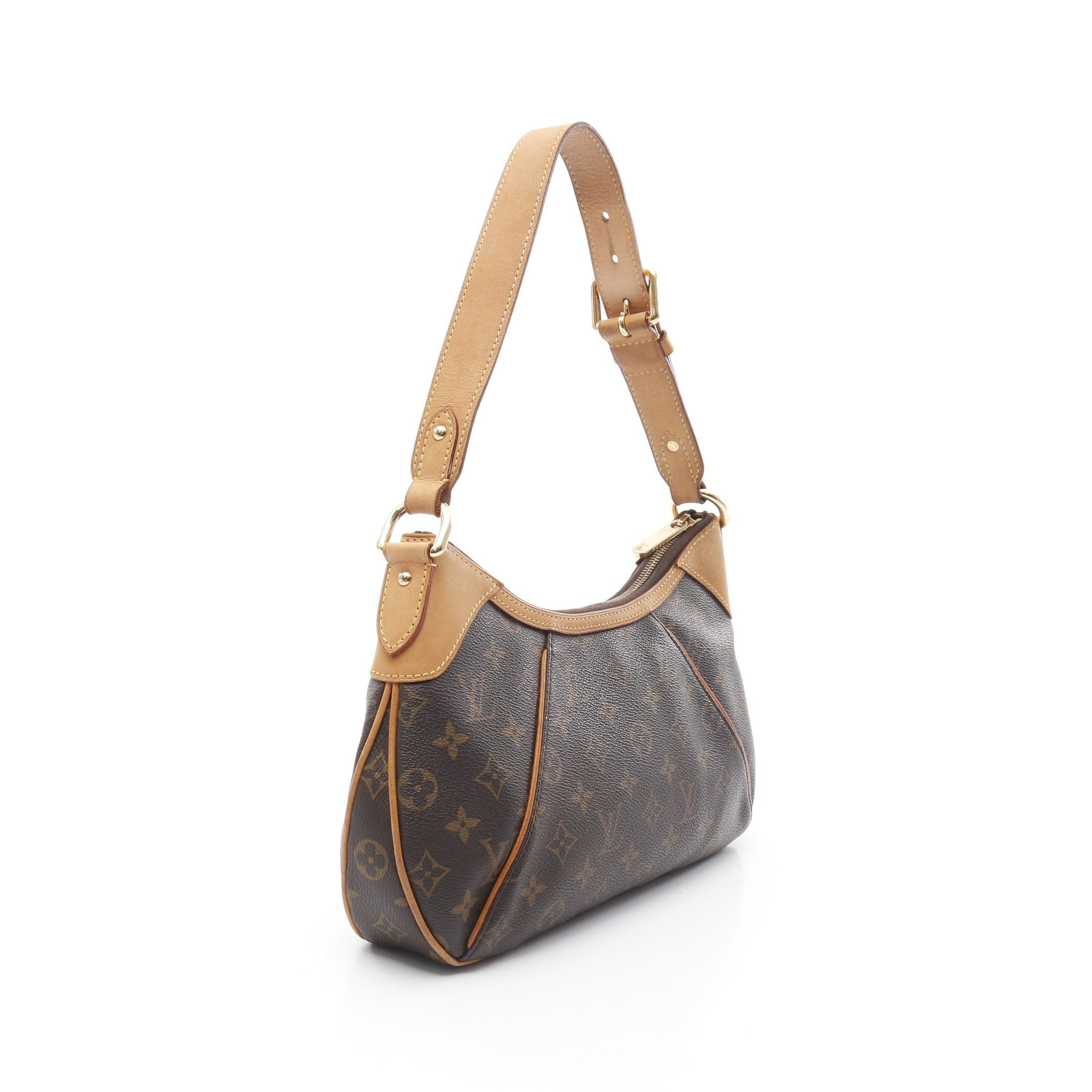 Louis Vuitton Louis Vuitton Thames Pm Monogram Shoulder Bag Leather Brown Size ONE SIZE - 2 Thumbnail