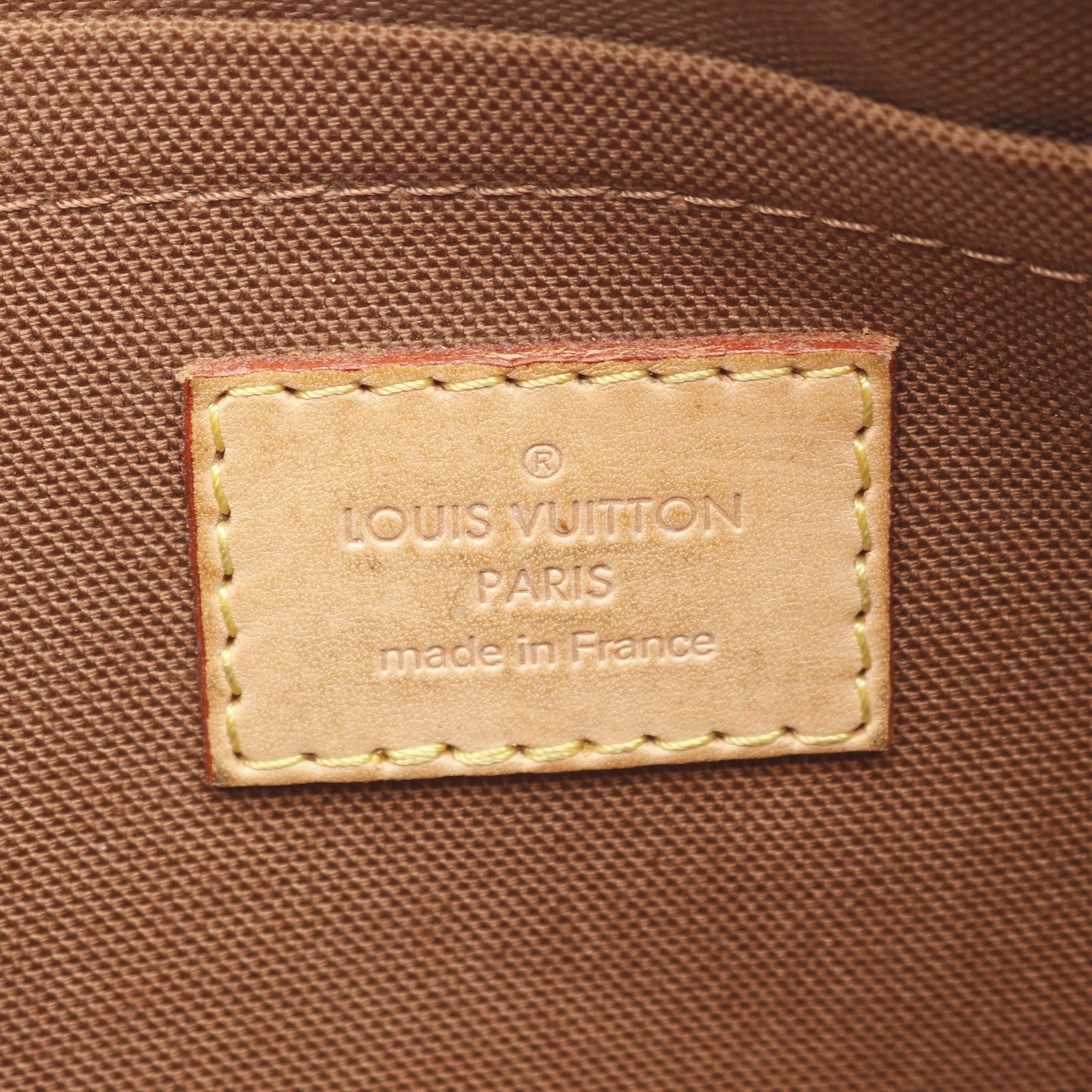 Louis Vuitton Louis Vuitton Thames Pm Monogram Shoulder Bag Leather Brown Size ONE SIZE - 4 Thumbnail