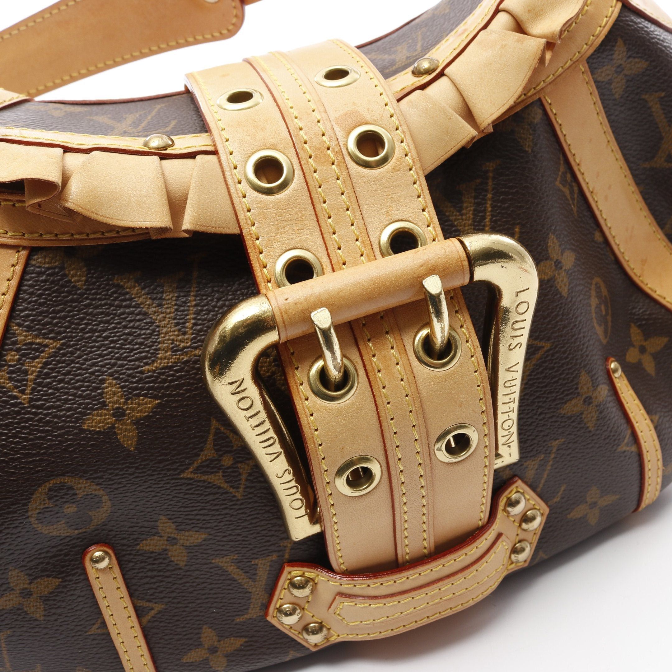 Louis Vuitton Louis Vuitton Leonor Monogram Shoulder Bag Leather Brown Size ONE SIZE - 8 Thumbnail