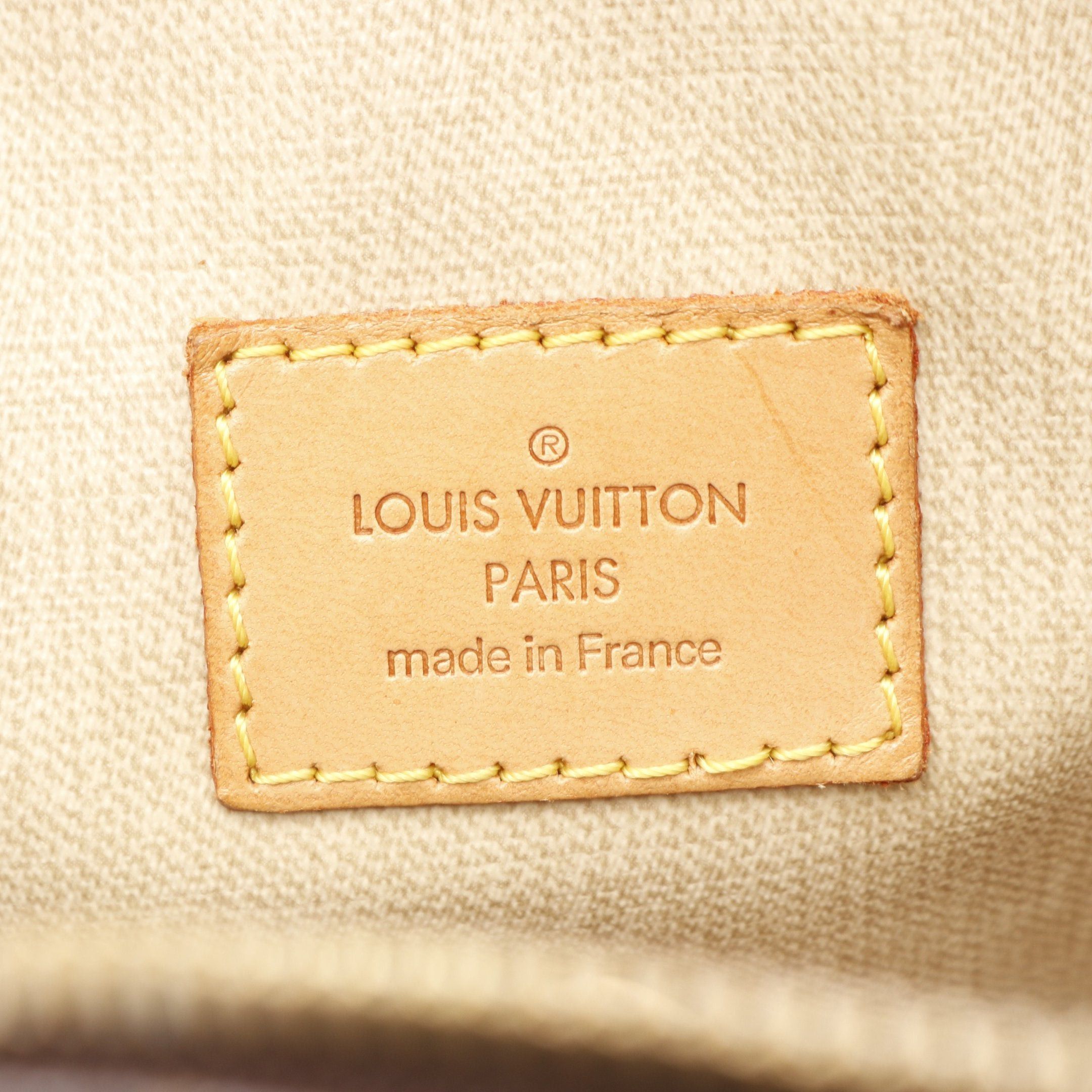 Louis Vuitton Louis Vuitton Trouville Monogram Handbag Leather Brown Size ONE SIZE - 4 Thumbnail