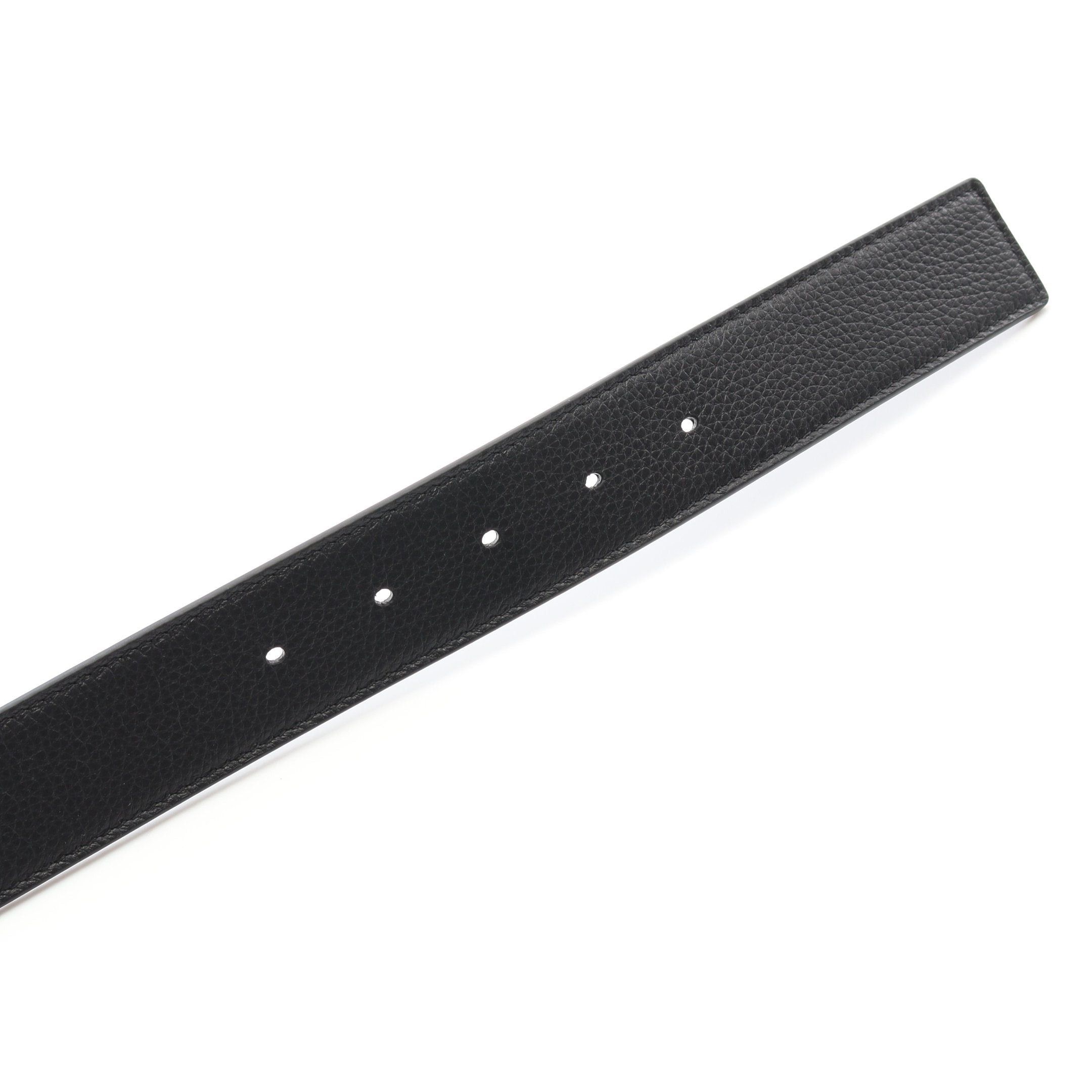 Dior Dior Cd Logo Belt Leather Black Size ONE SIZE - 3 Thumbnail