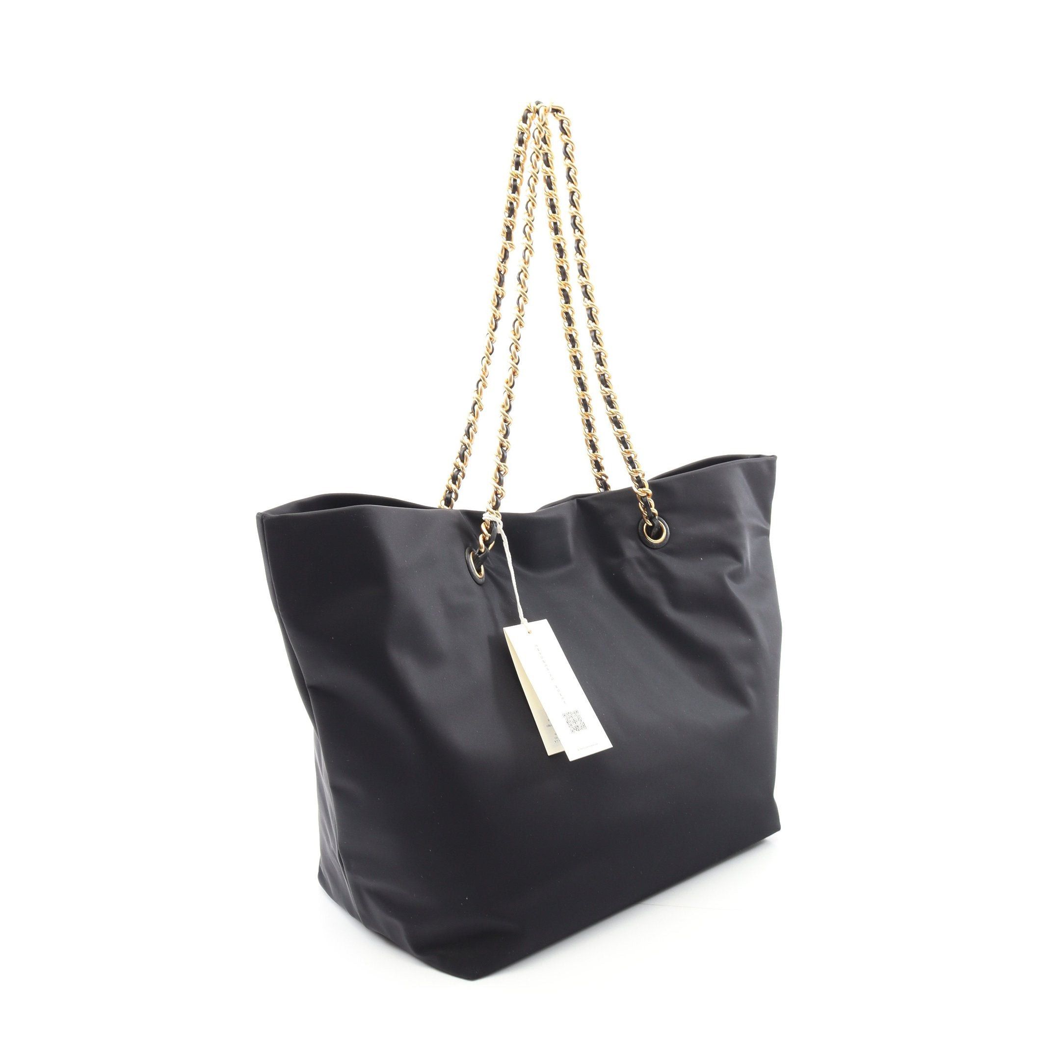 Tory Burch Tory Burch Ella Chain Shoulder Bag Tote Nylon Leather Black Size ONE SIZE - 2 Thumbnail
