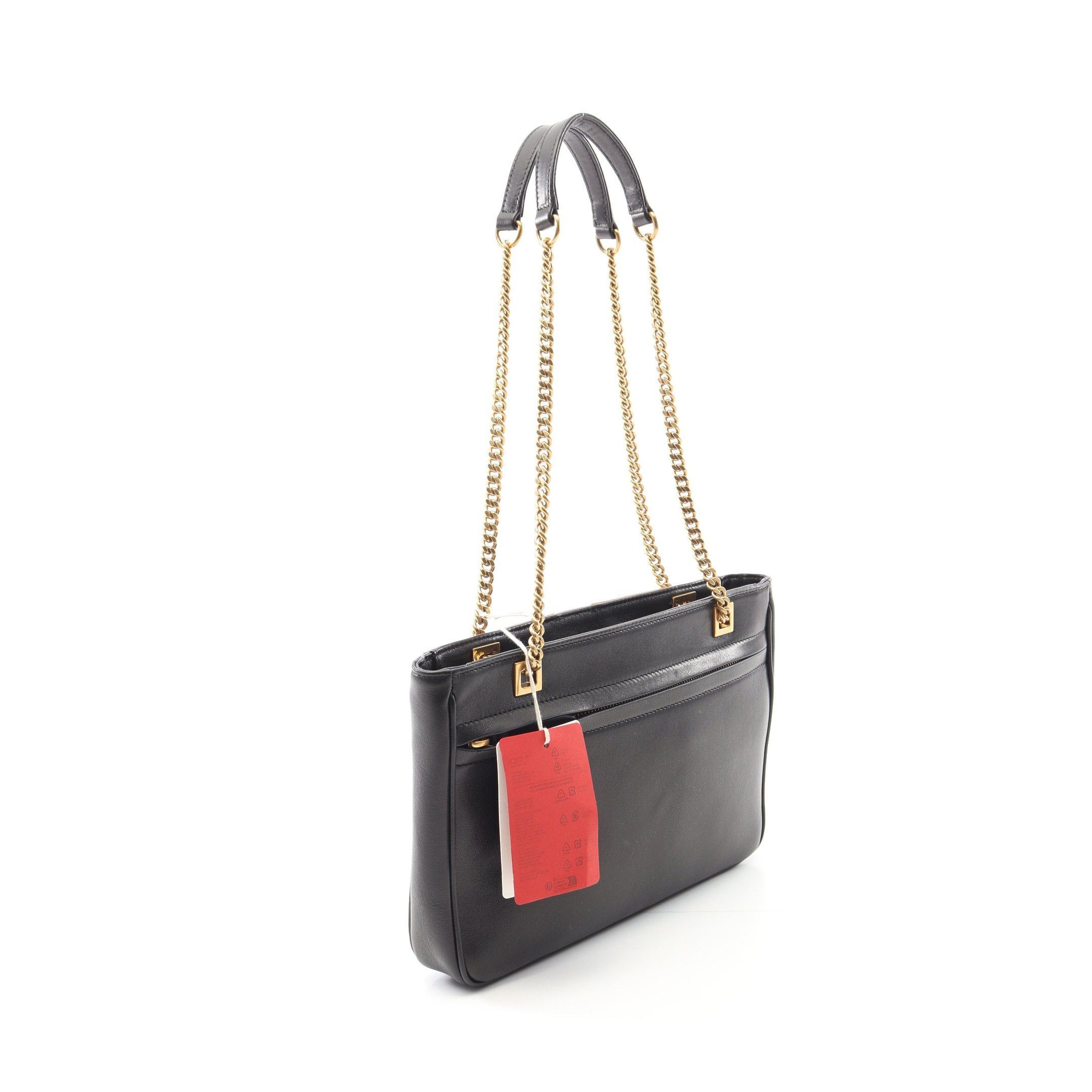 Valentino Valentino Small Viva Superstar Chain Shoulder Bag Leather Black Light Brown Size ONE SIZE - 2 Thumbnail
