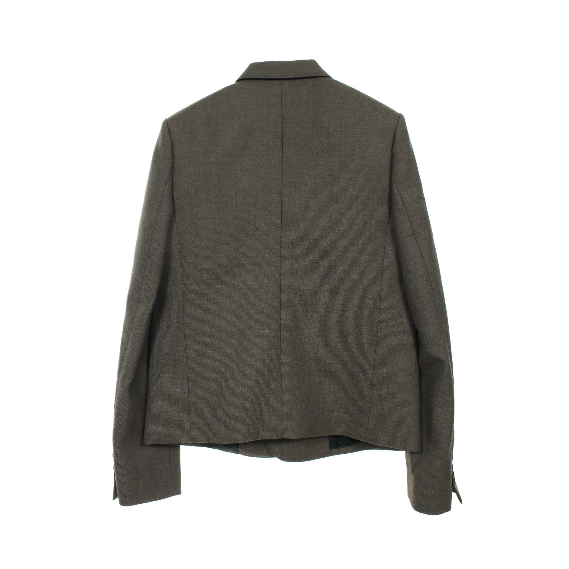 Loewe Loewe Double Breasted Tailored Jacket Wool Khaki Green Size ONE SIZE - 2 Thumbnail