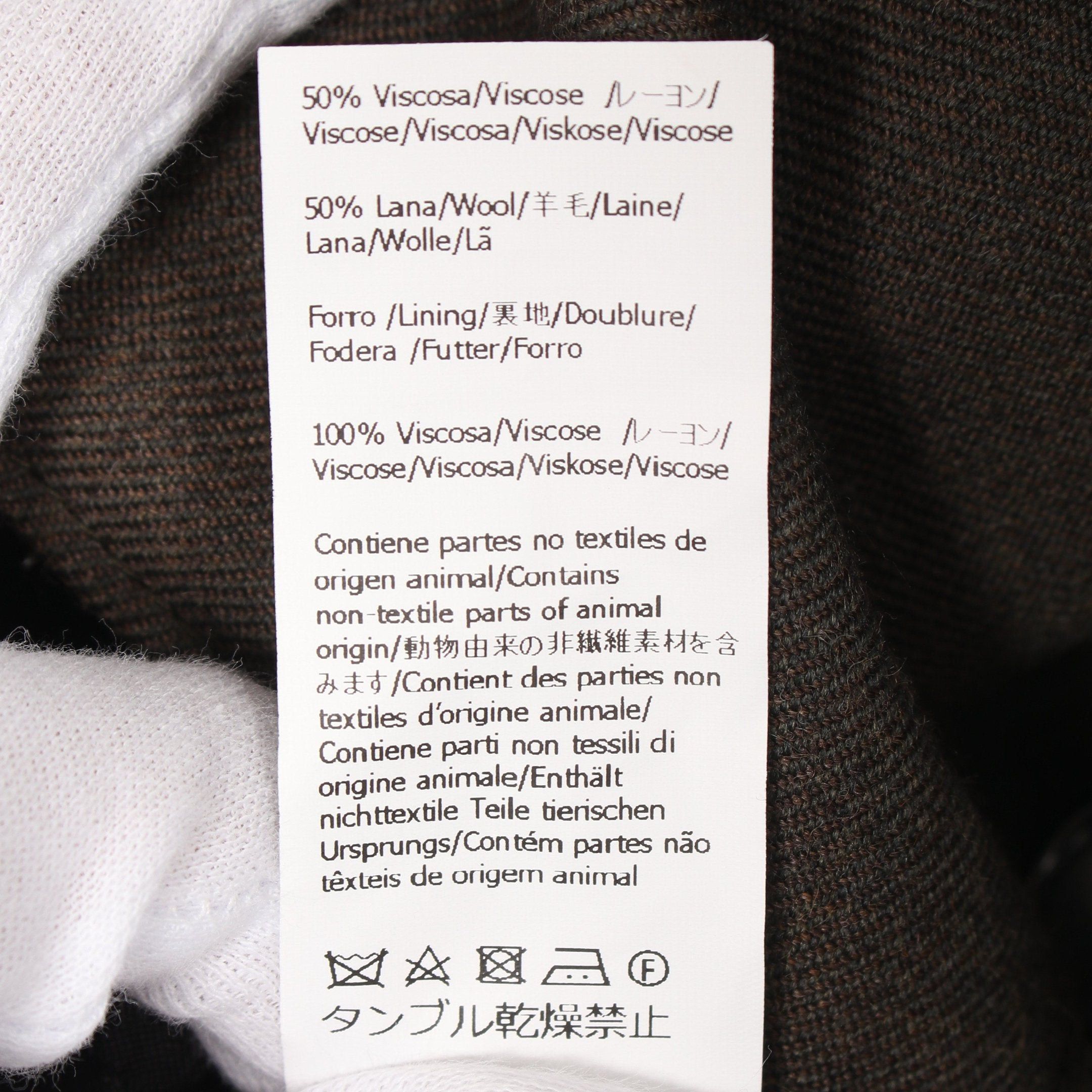 Loewe Loewe Double Breasted Tailored Jacket Wool Khaki Green Size ONE SIZE - 5 Thumbnail