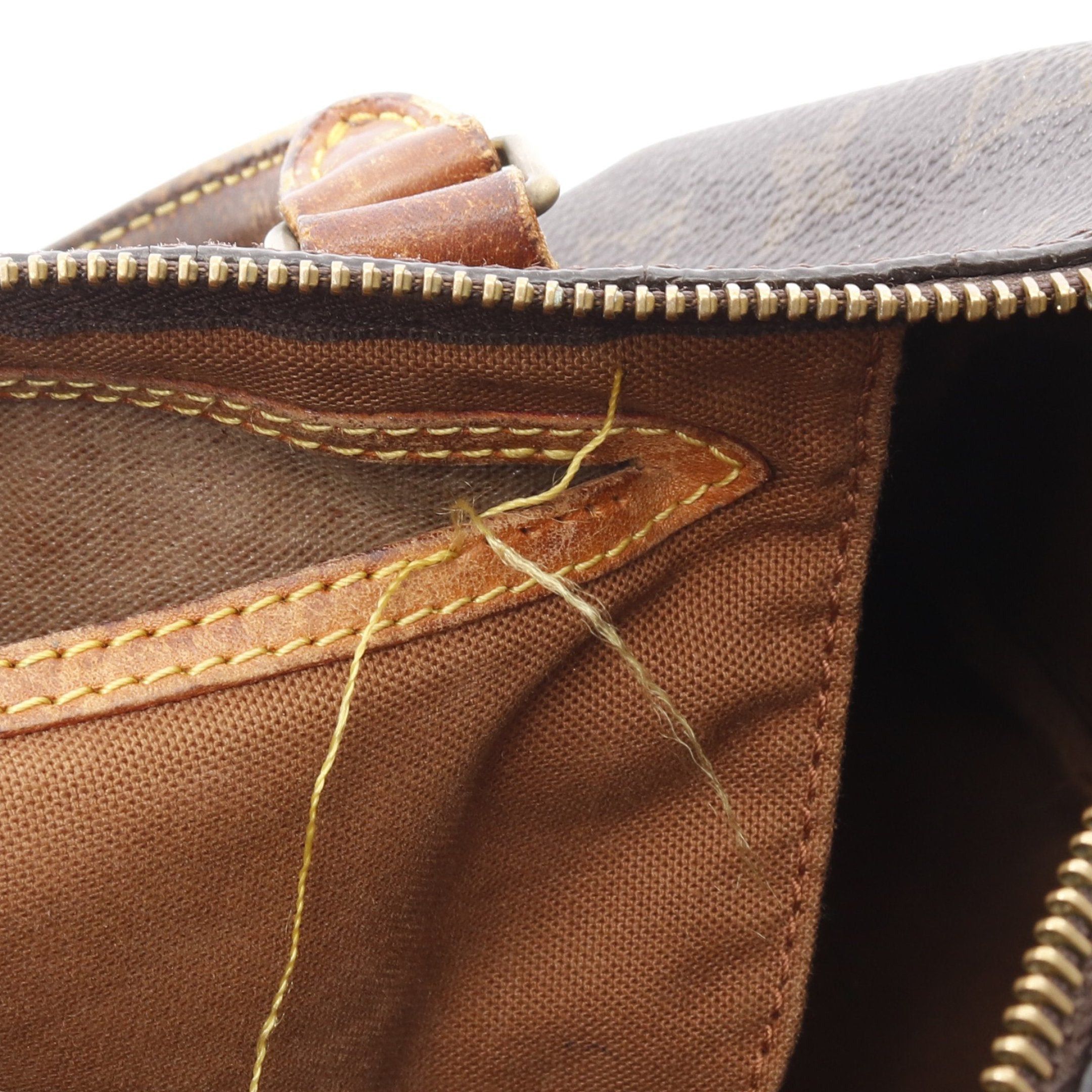 Louis Vuitton Louis Vuitton Speedy 25 Monogram Handbag Leather Brown Size ONE SIZE - 7 Thumbnail