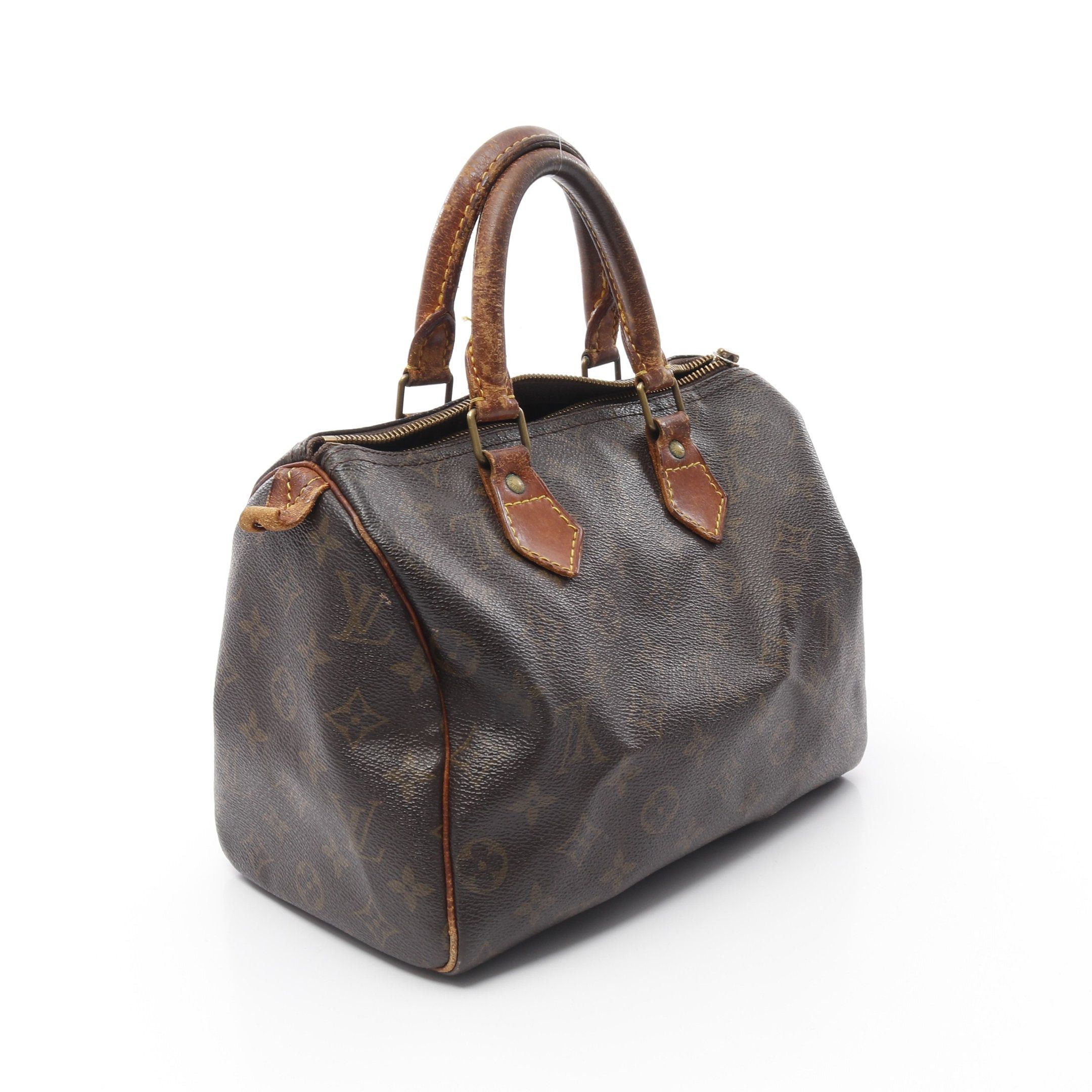 Louis Vuitton Louis Vuitton Speedy 25 Monogram Handbag Leather Brown Size ONE SIZE - 2 Thumbnail