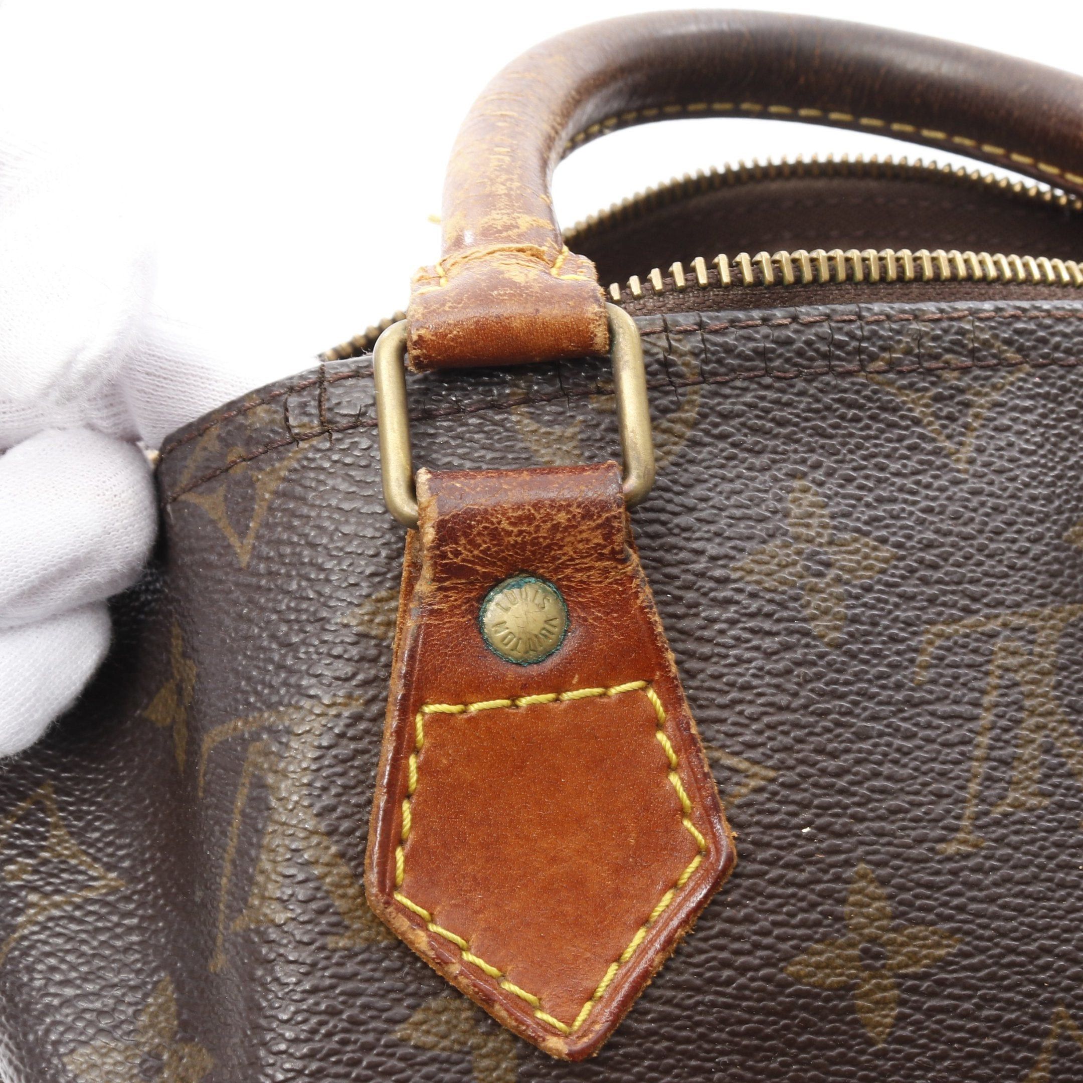 Louis Vuitton Louis Vuitton Speedy 25 Monogram Handbag Leather Brown Size ONE SIZE - 11 Thumbnail